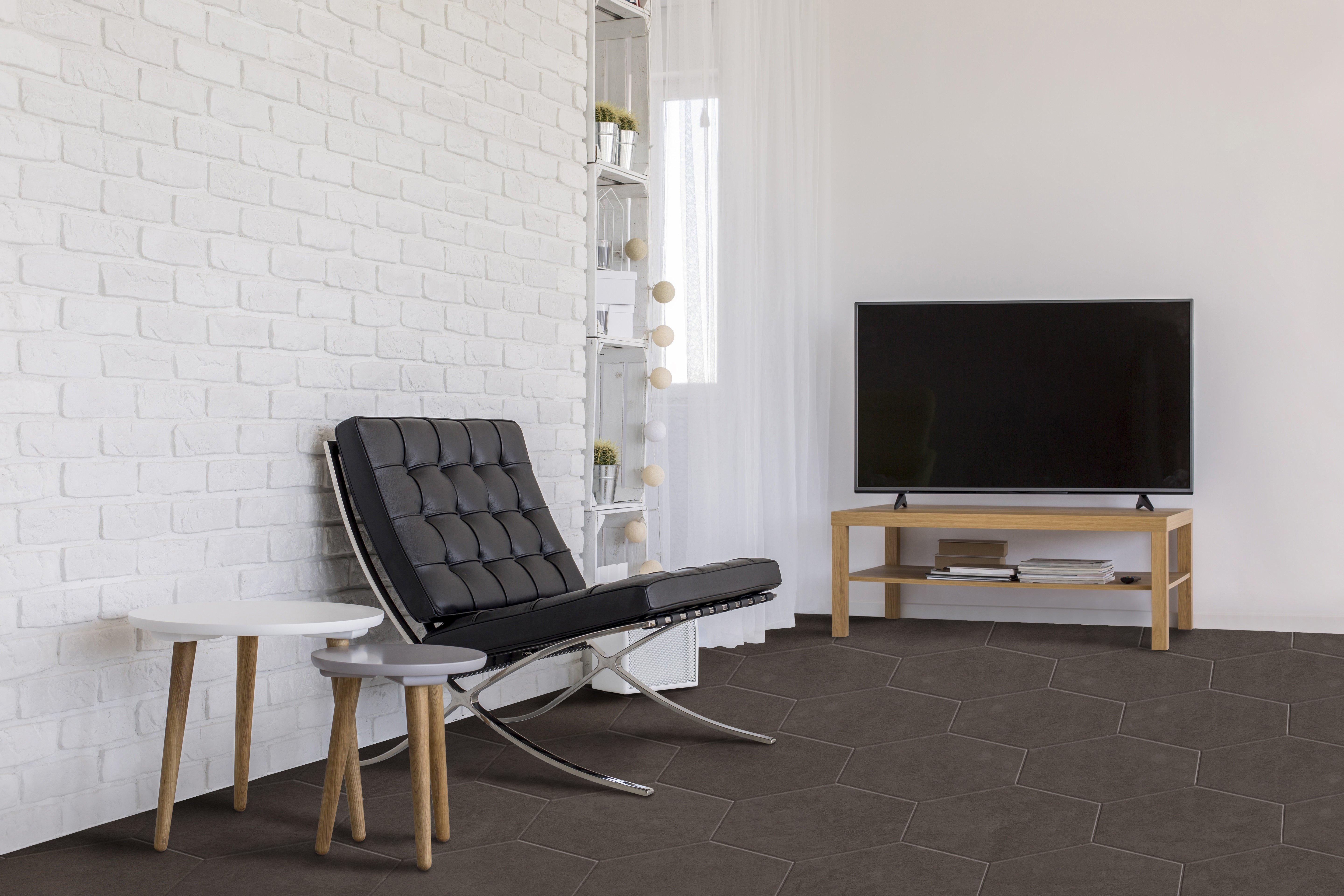 Uptown Night Hexagon Porcelain Tile