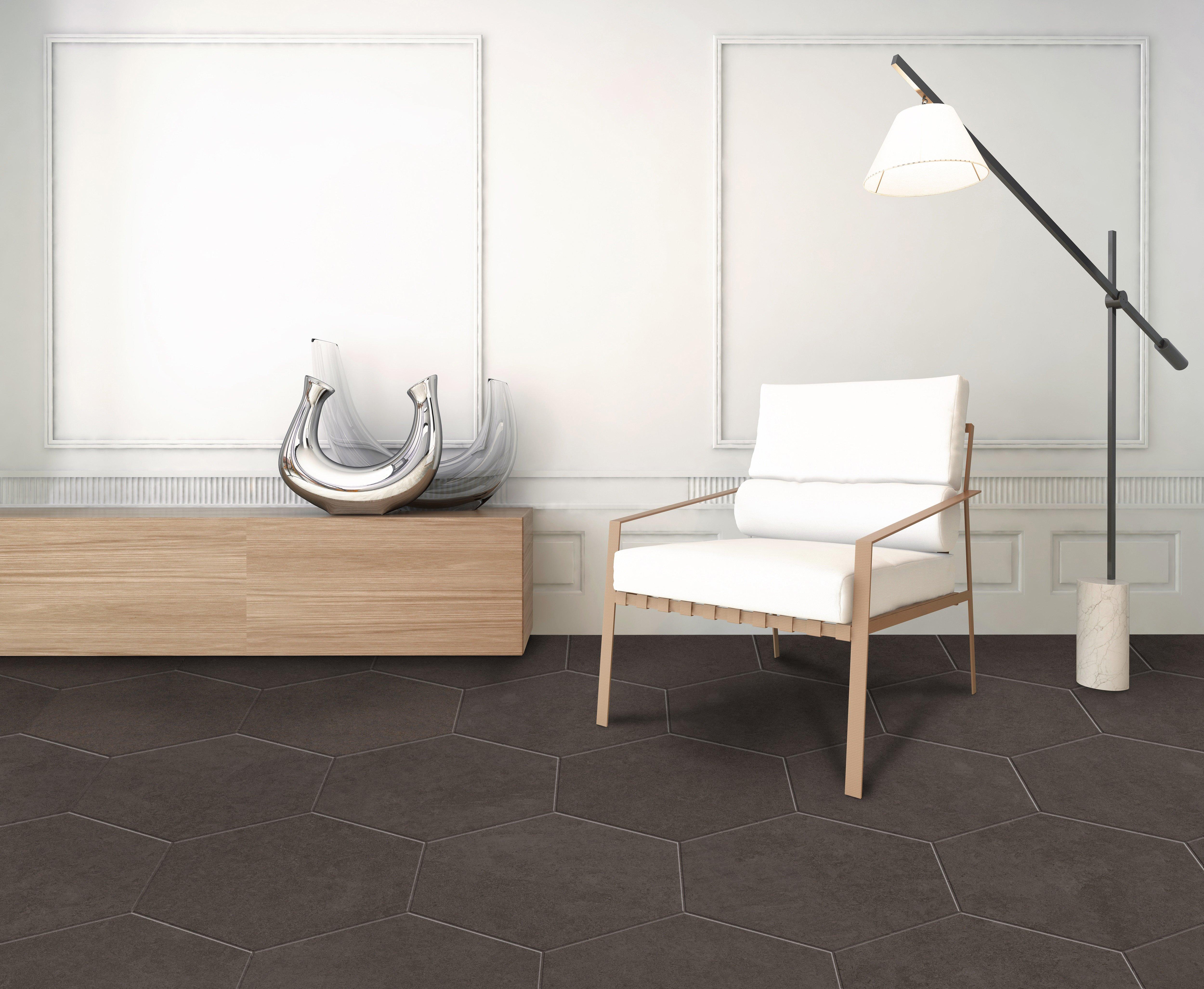 Uptown Night Hexagon Porcelain Tile