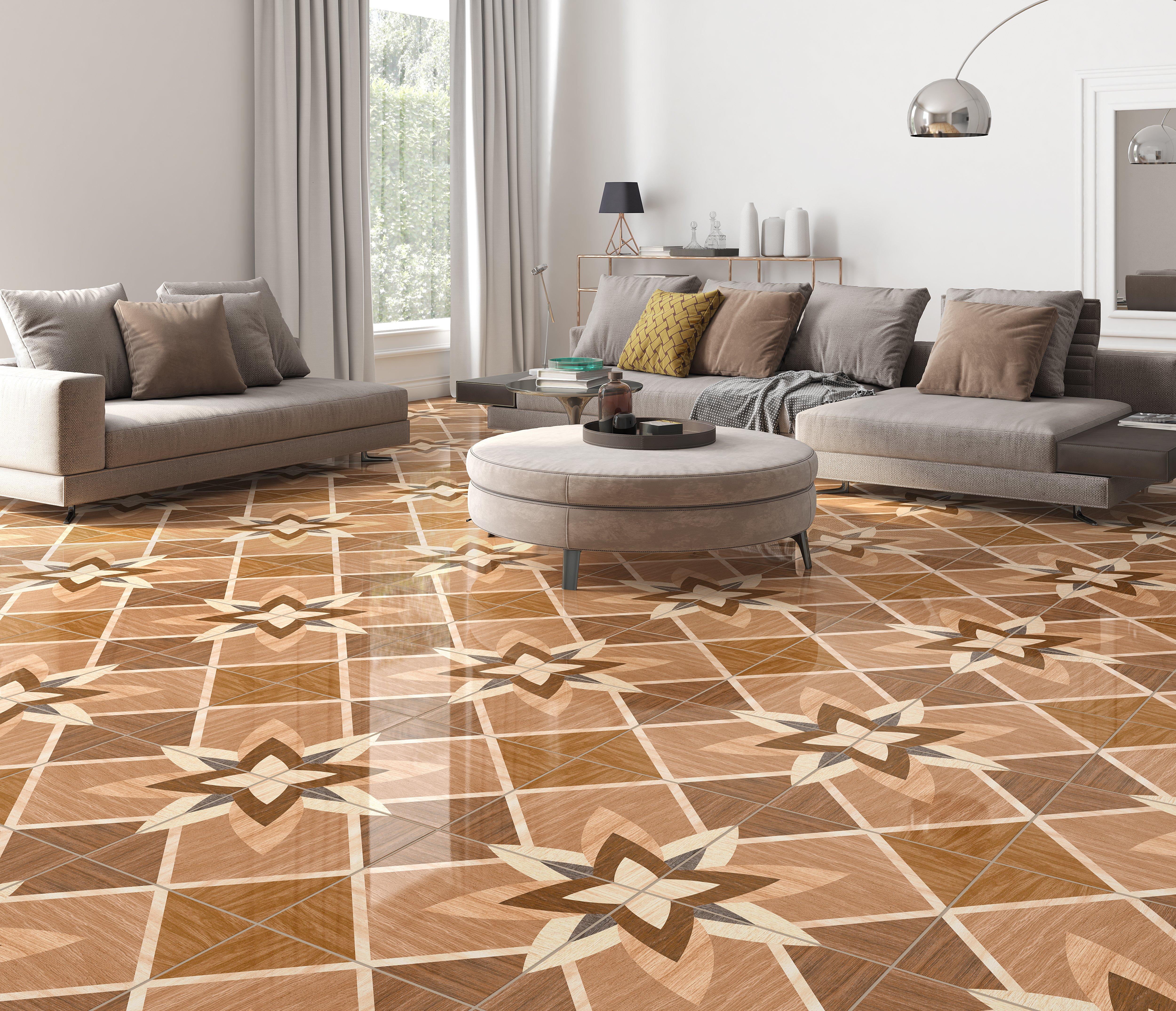 Wood Pier High Gloss Ceramic Tile