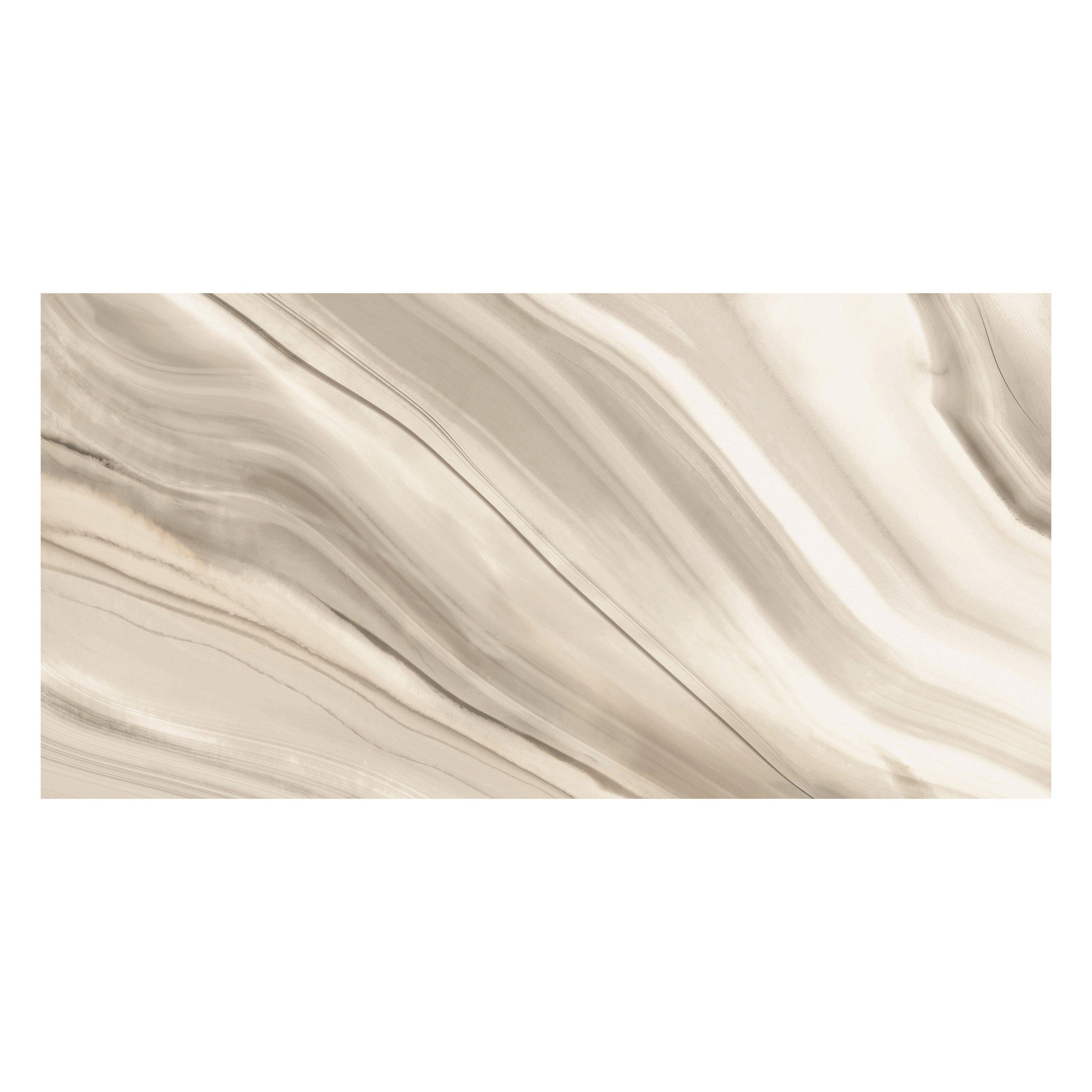 Alento Cafe Polished Porcelain Tile - Beige Tile