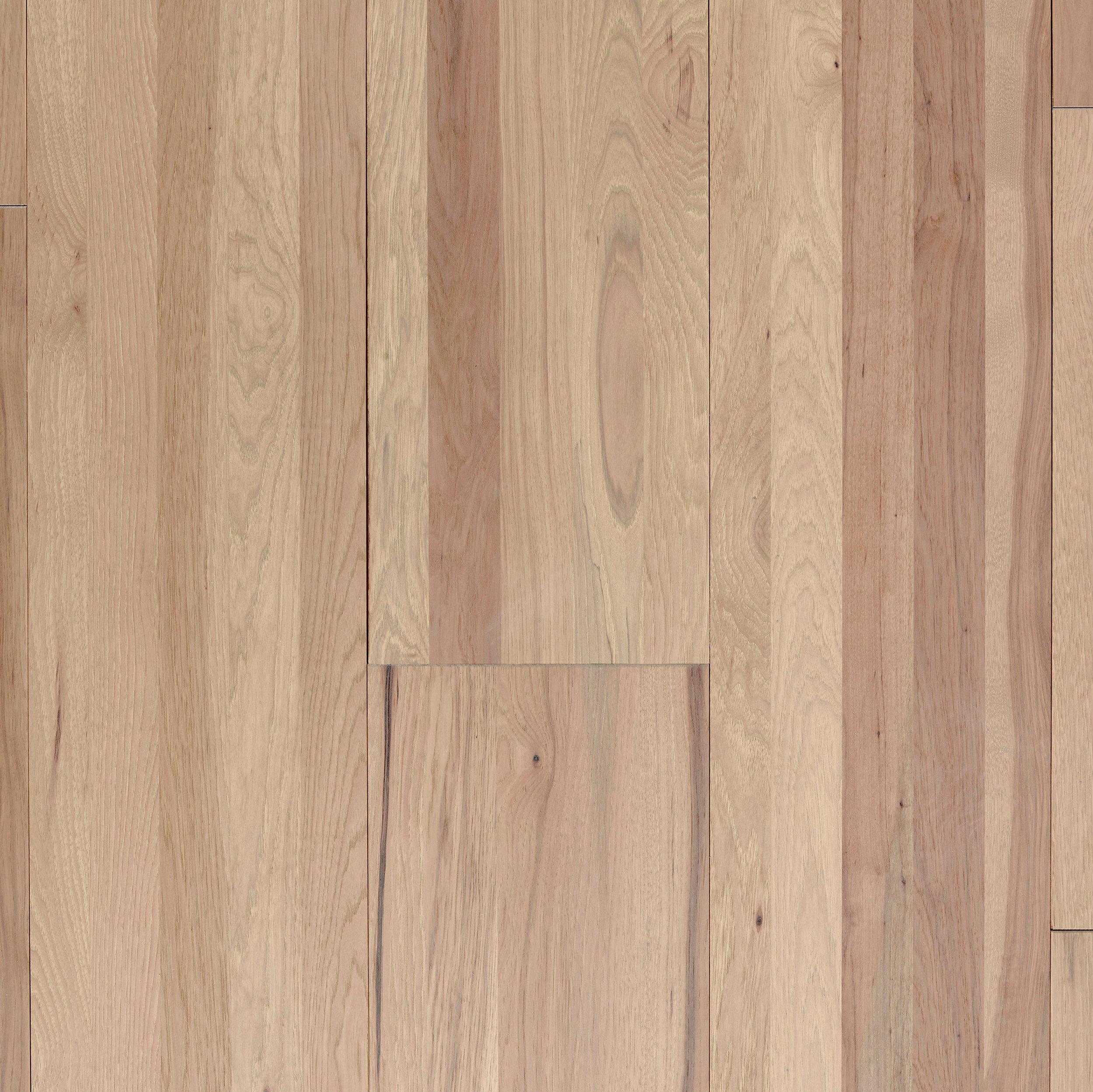 Palisades Gray Hickory Wire Brushed Solid Hardwood