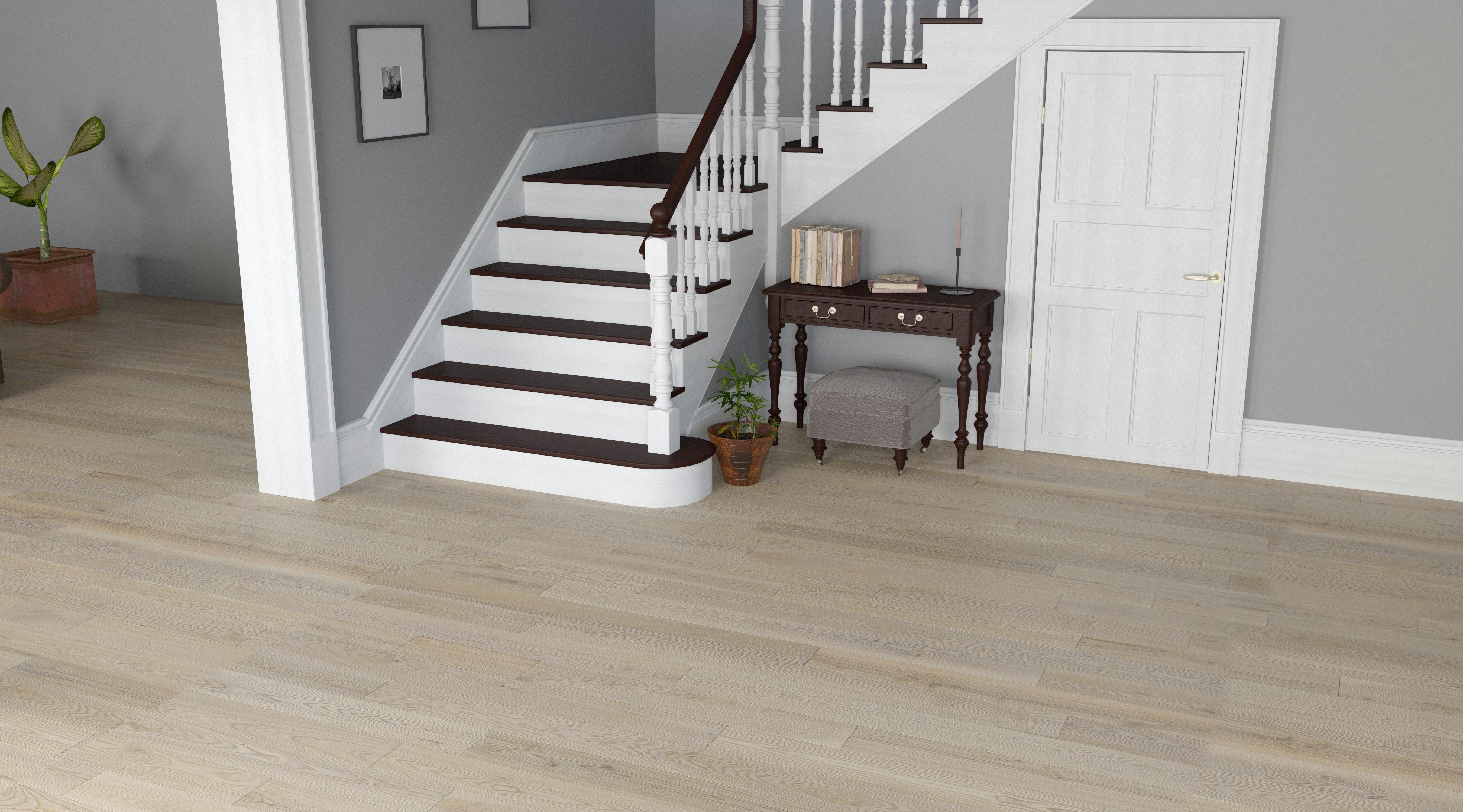 Rococo Ash Wire Brushed Engineered Hardwood