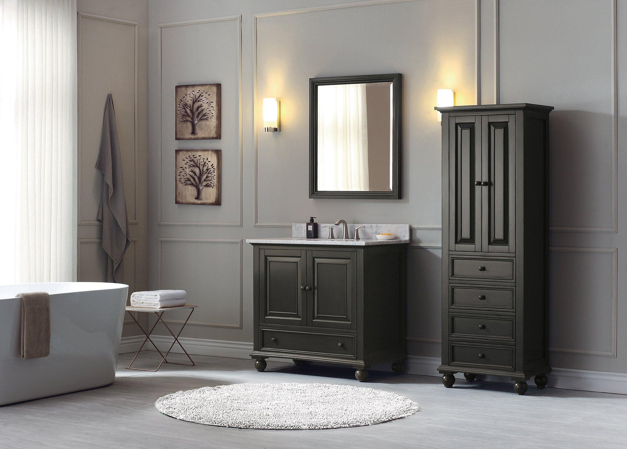 Tompkins Gray 30 in. Vanity Base