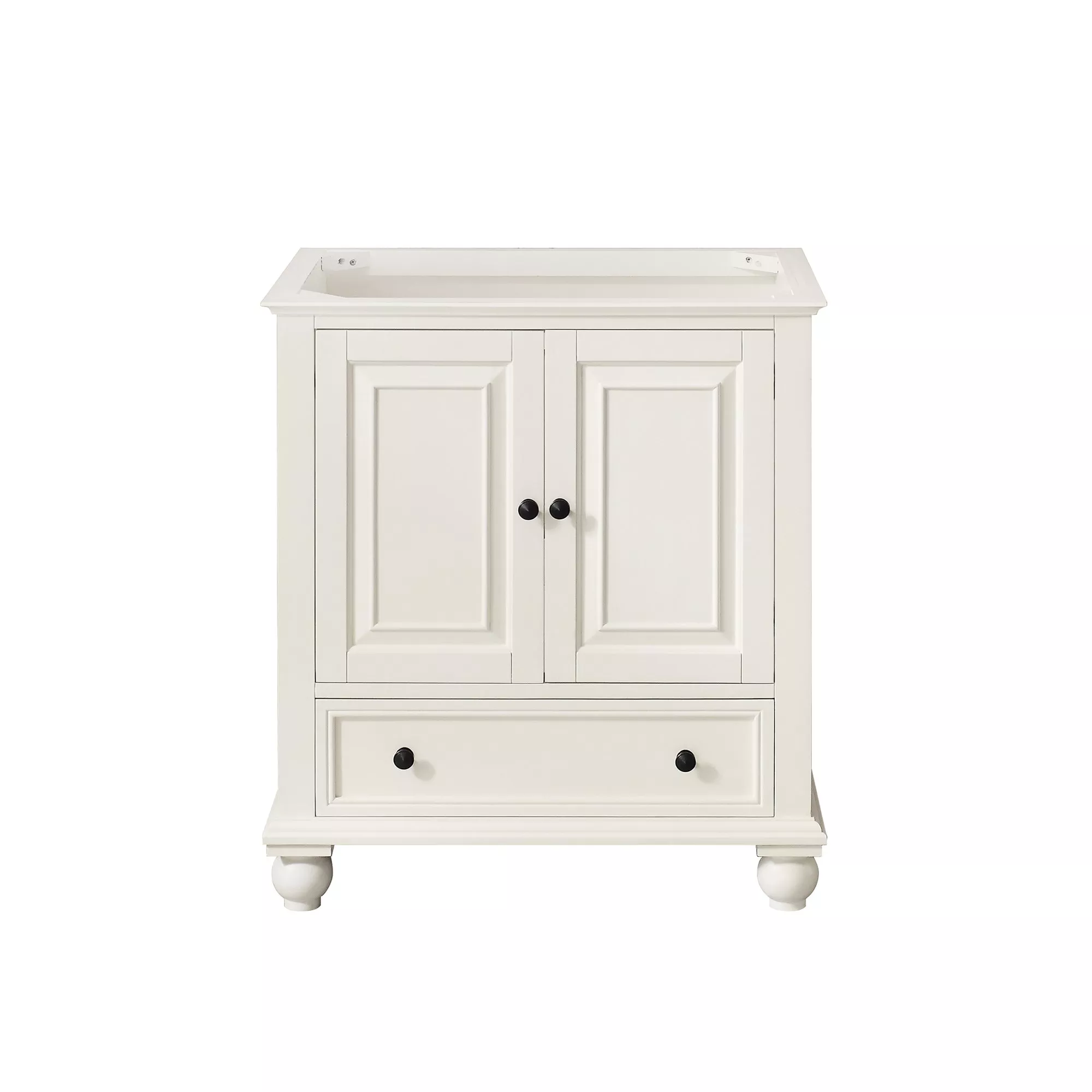 Tompkins French White 30 in. Vanity Base