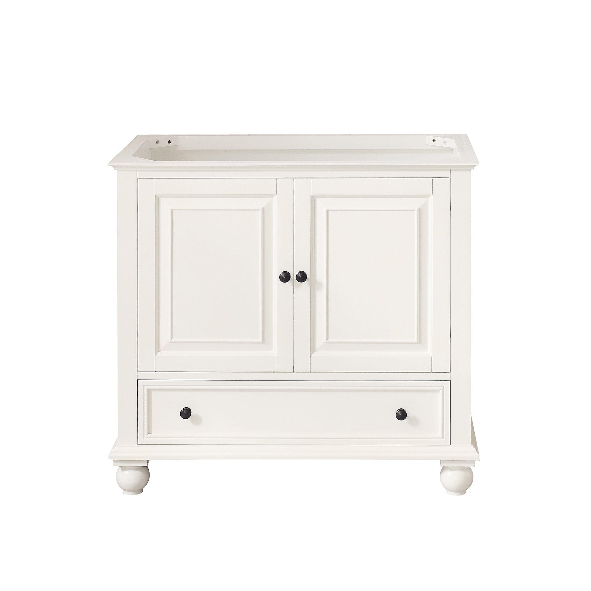 Tompkins French White 36 in. Vanity Base