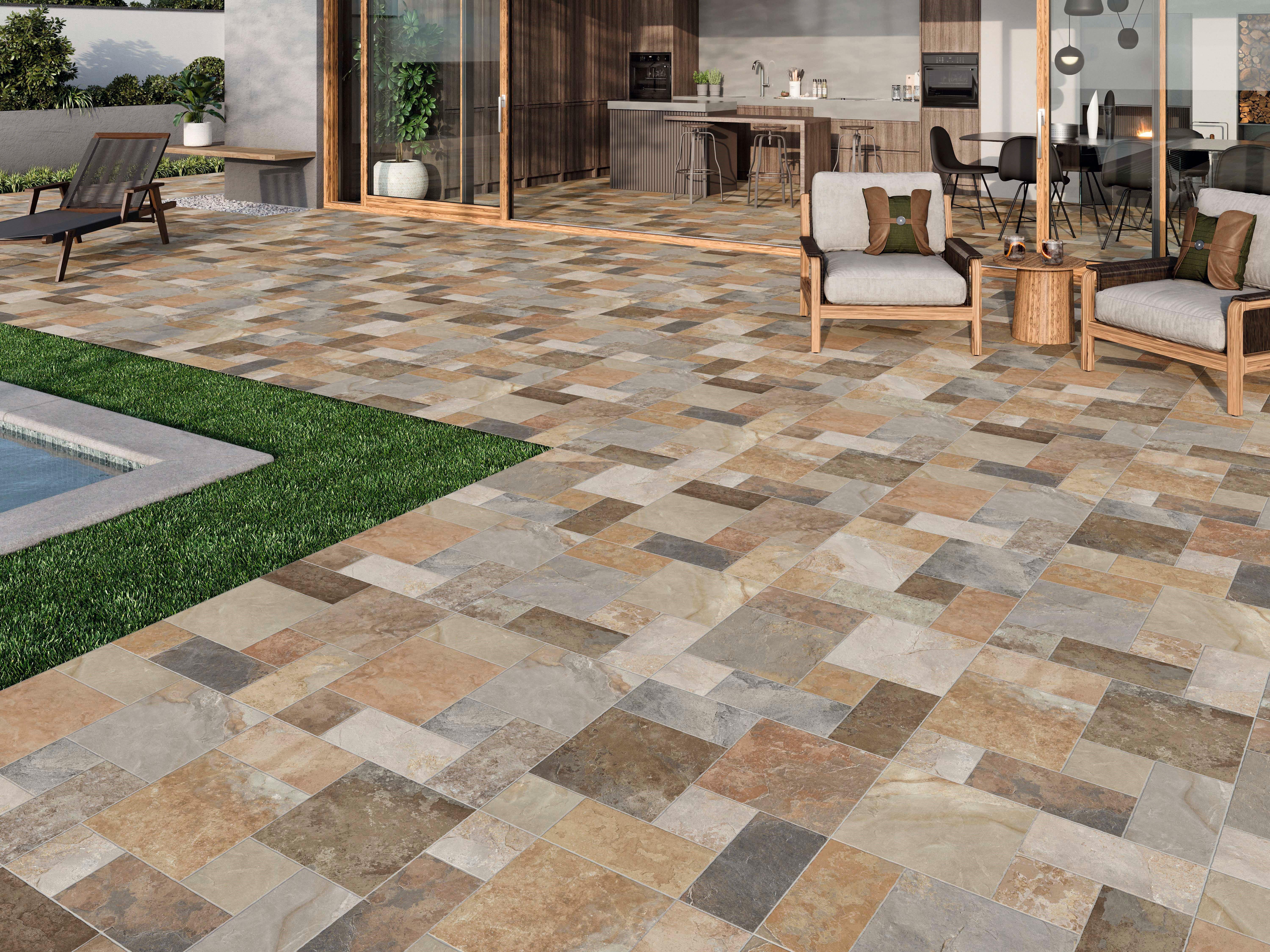Aspen Multi Matte Porcelain Tile