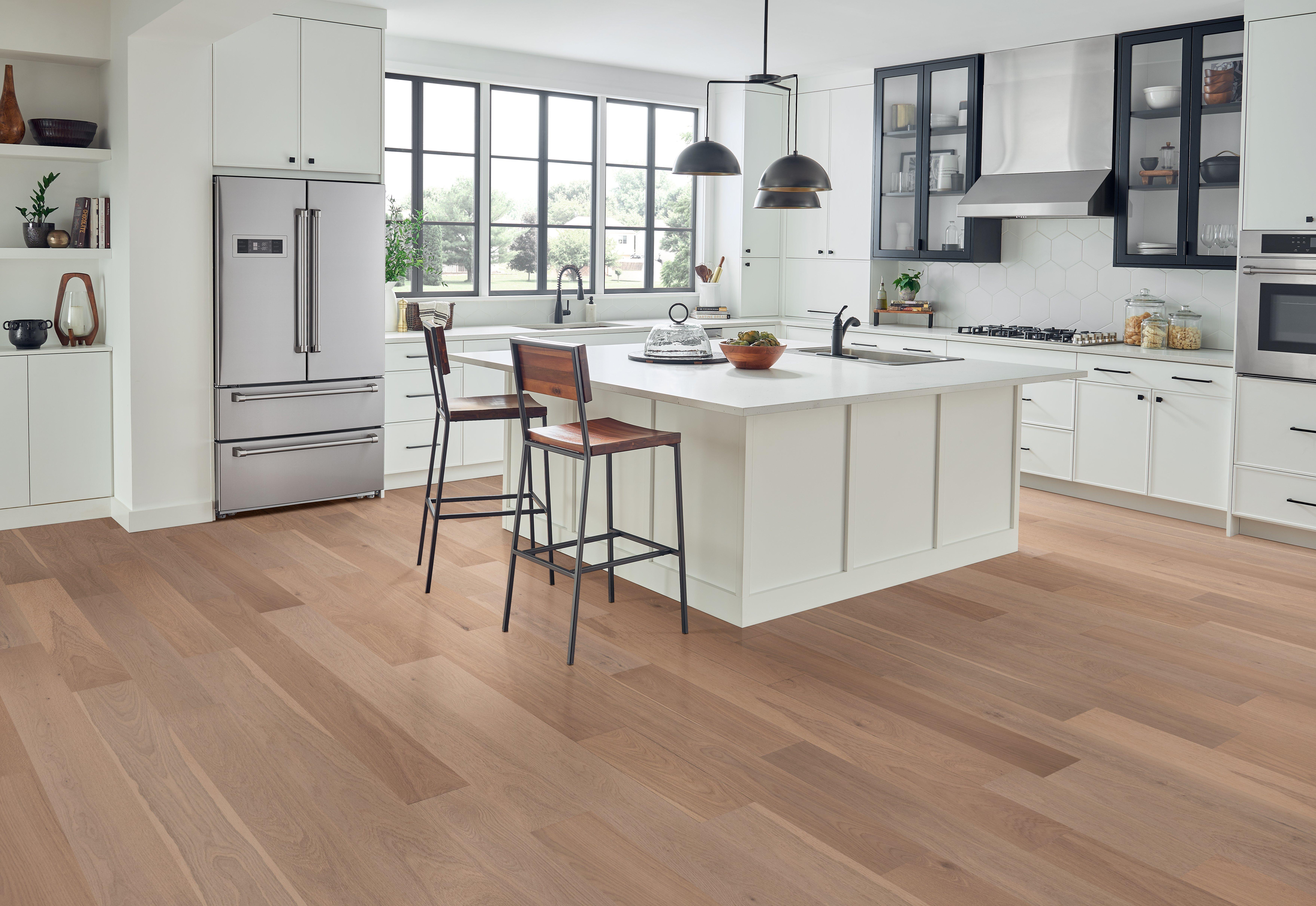 Lucca White Oak Wire Brushed Engineered Hardwood