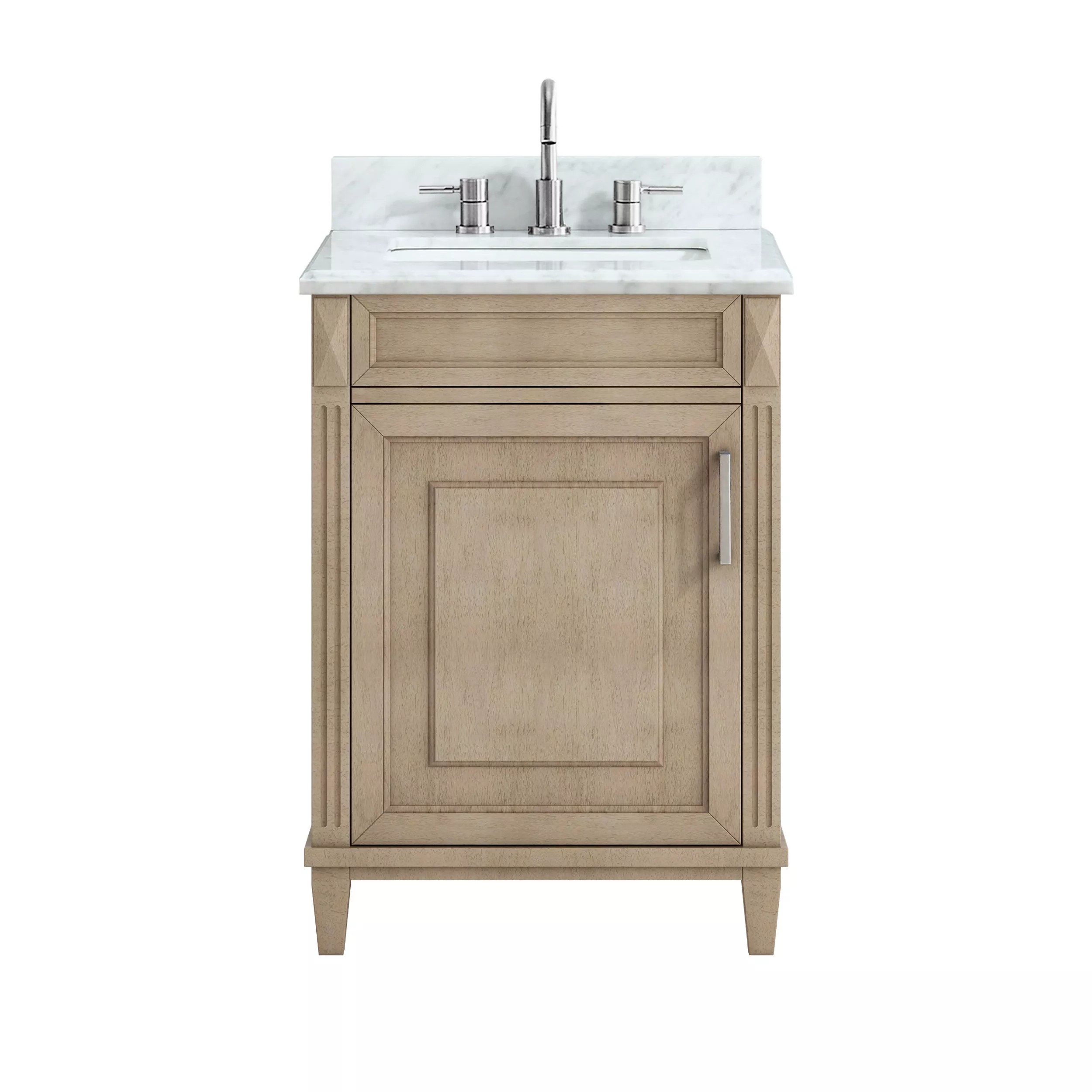 Sterling Savoie Natural 25 in. Vanity with Marble Top