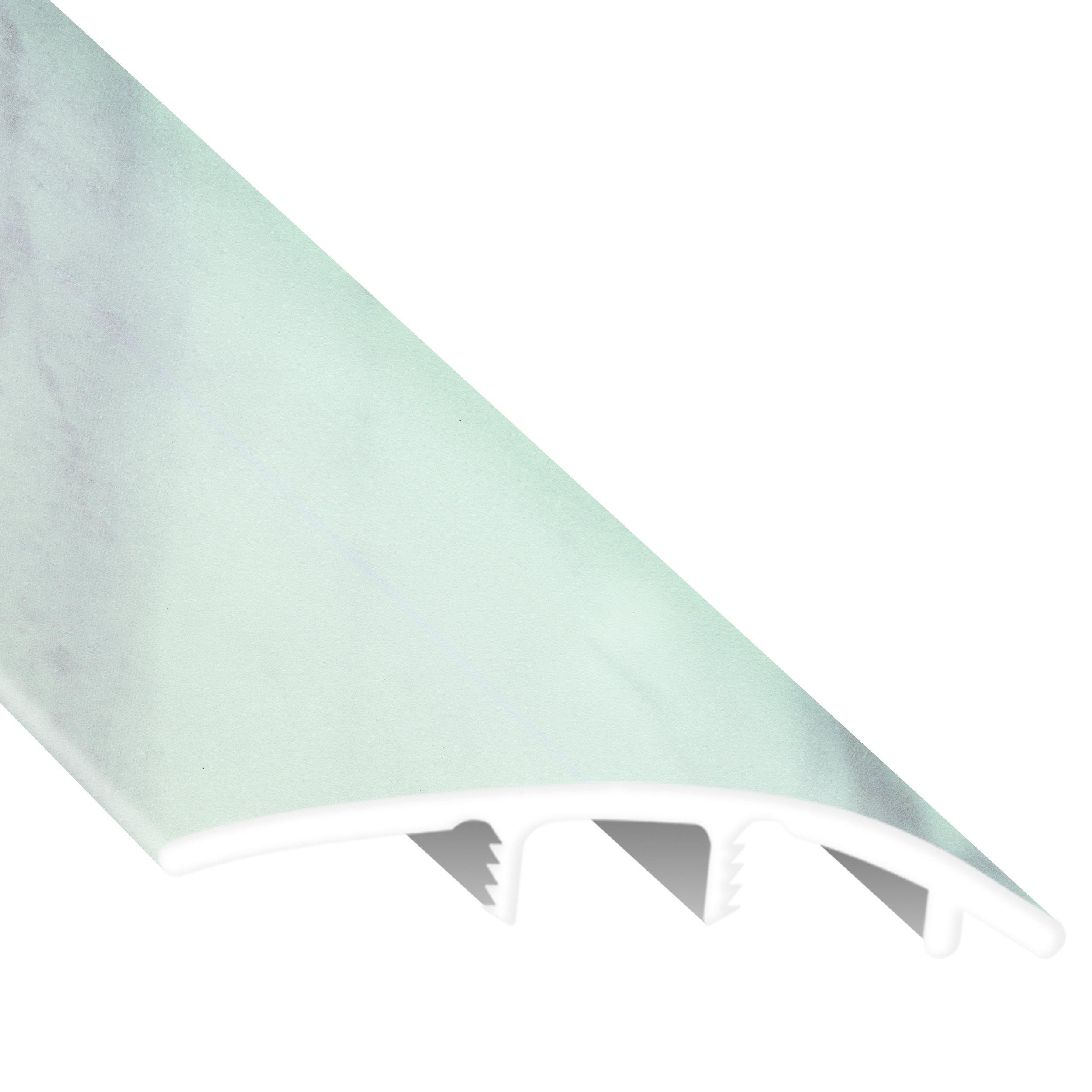 Volakas Marble 94in. Vinyl Overlapping Reducer