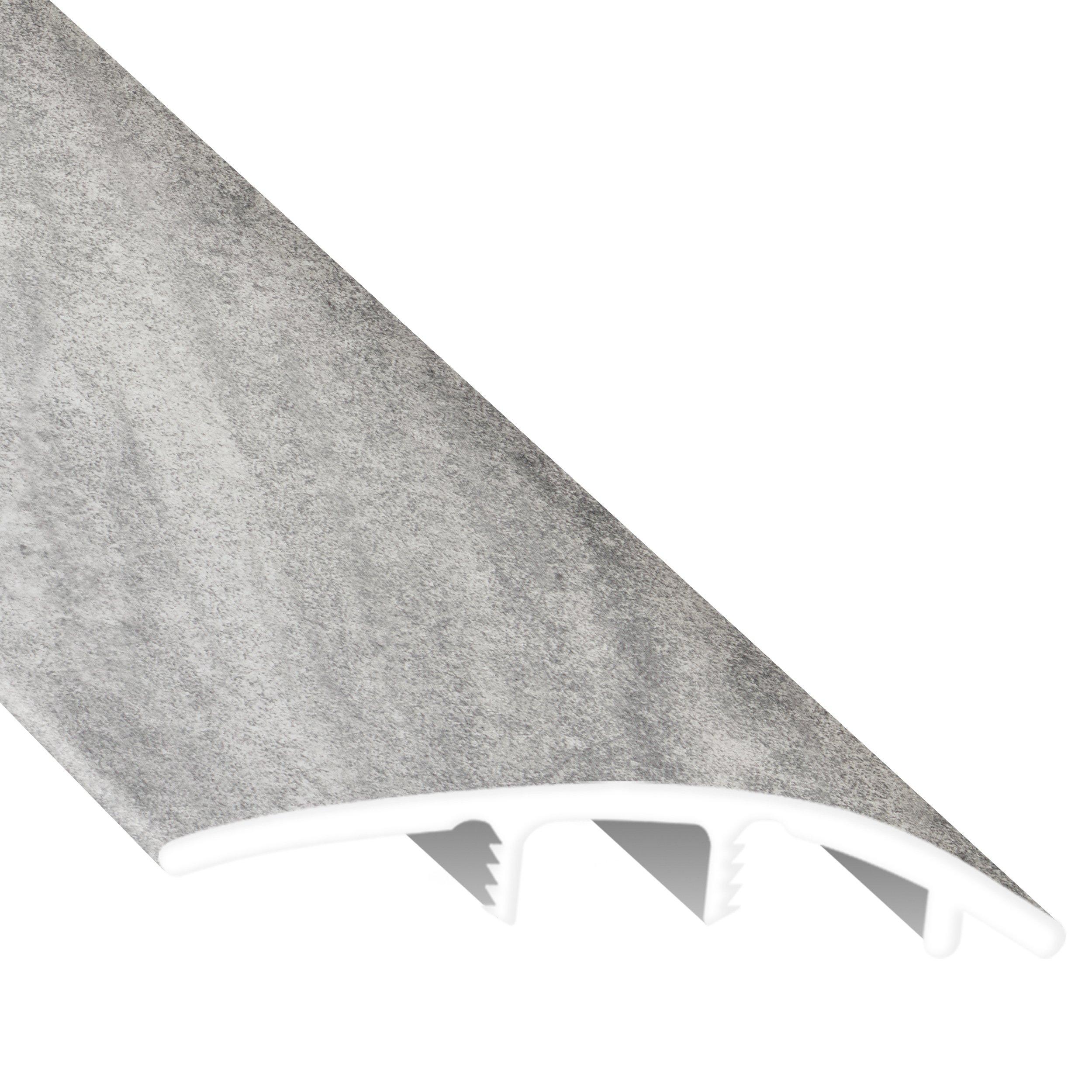 Silver Fantasy Gray 94in. Vinyl Overlapping Reducer