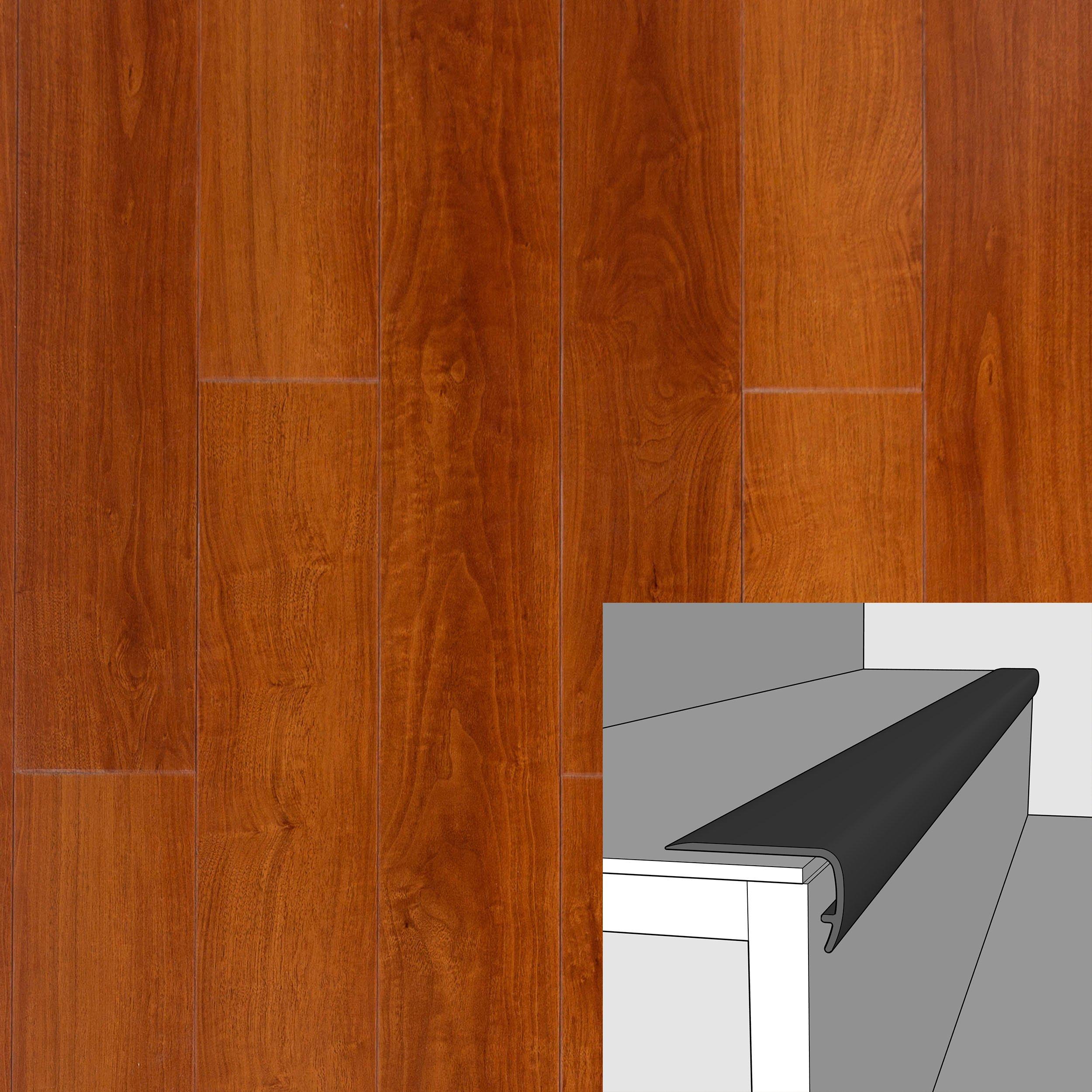 Adelino 94in. Vinyl Overlapping Stair Nose