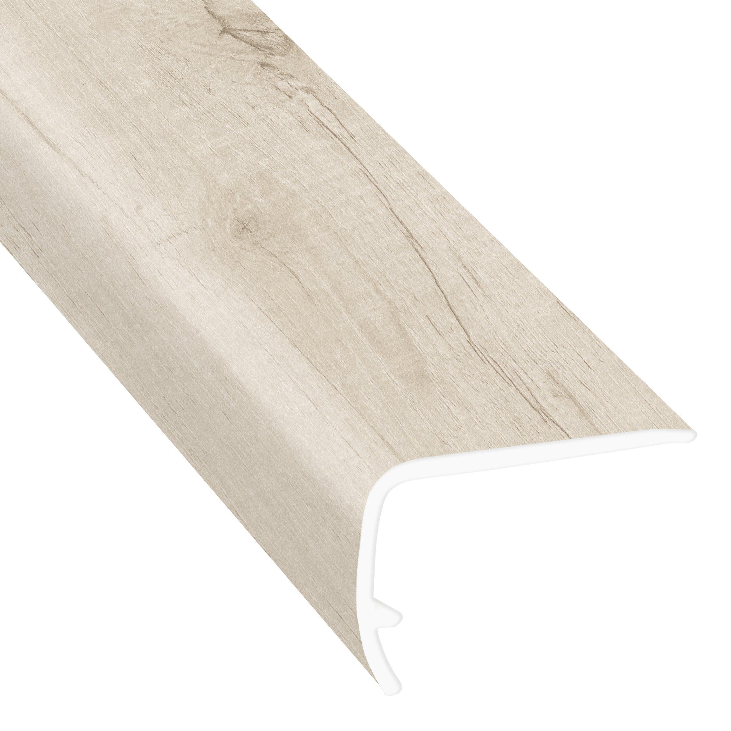 Brookstone Ivory 94in. Vinyl Overlapping Stair Nose