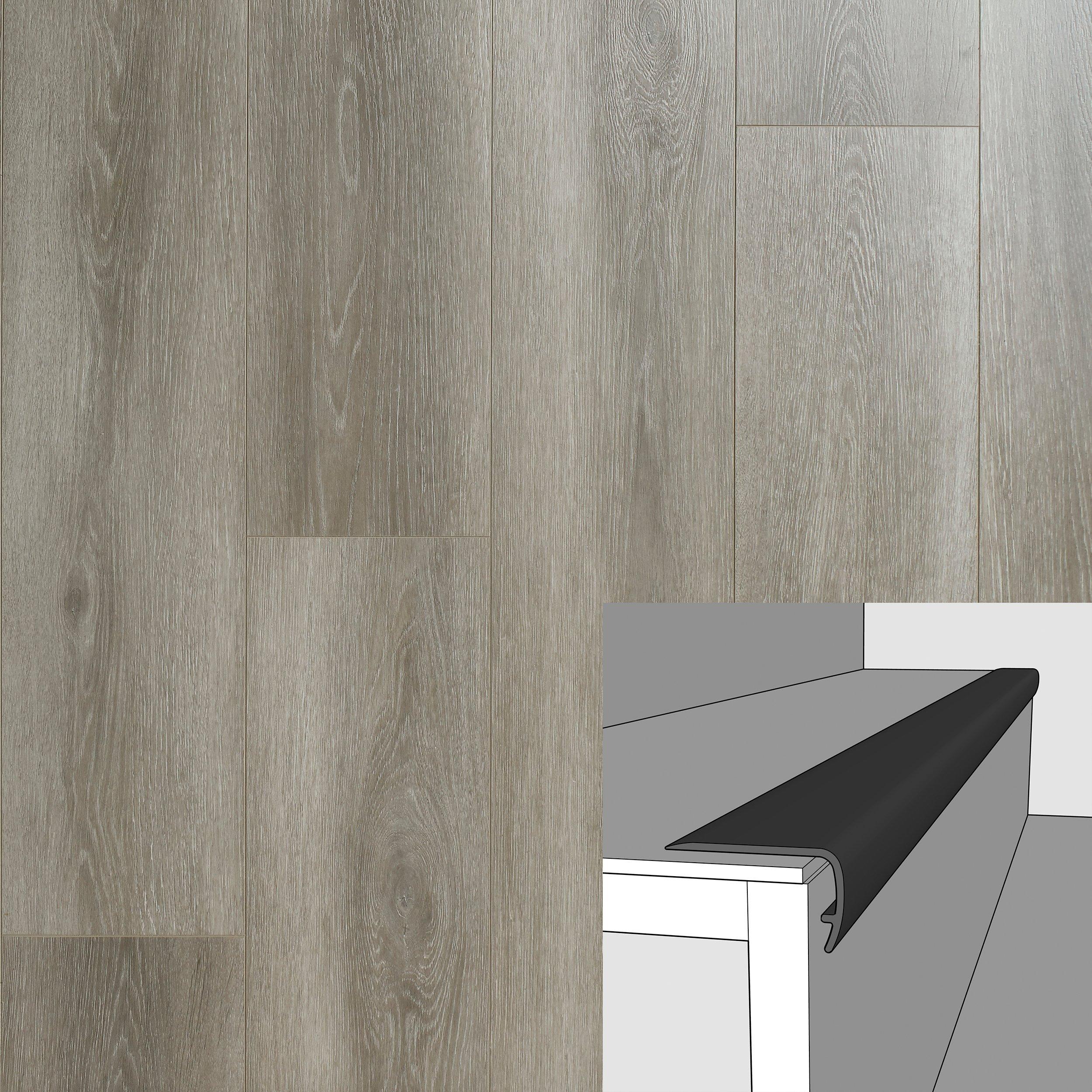 Whistling Hills 94in. Vinyl Overlapping Stair Nose