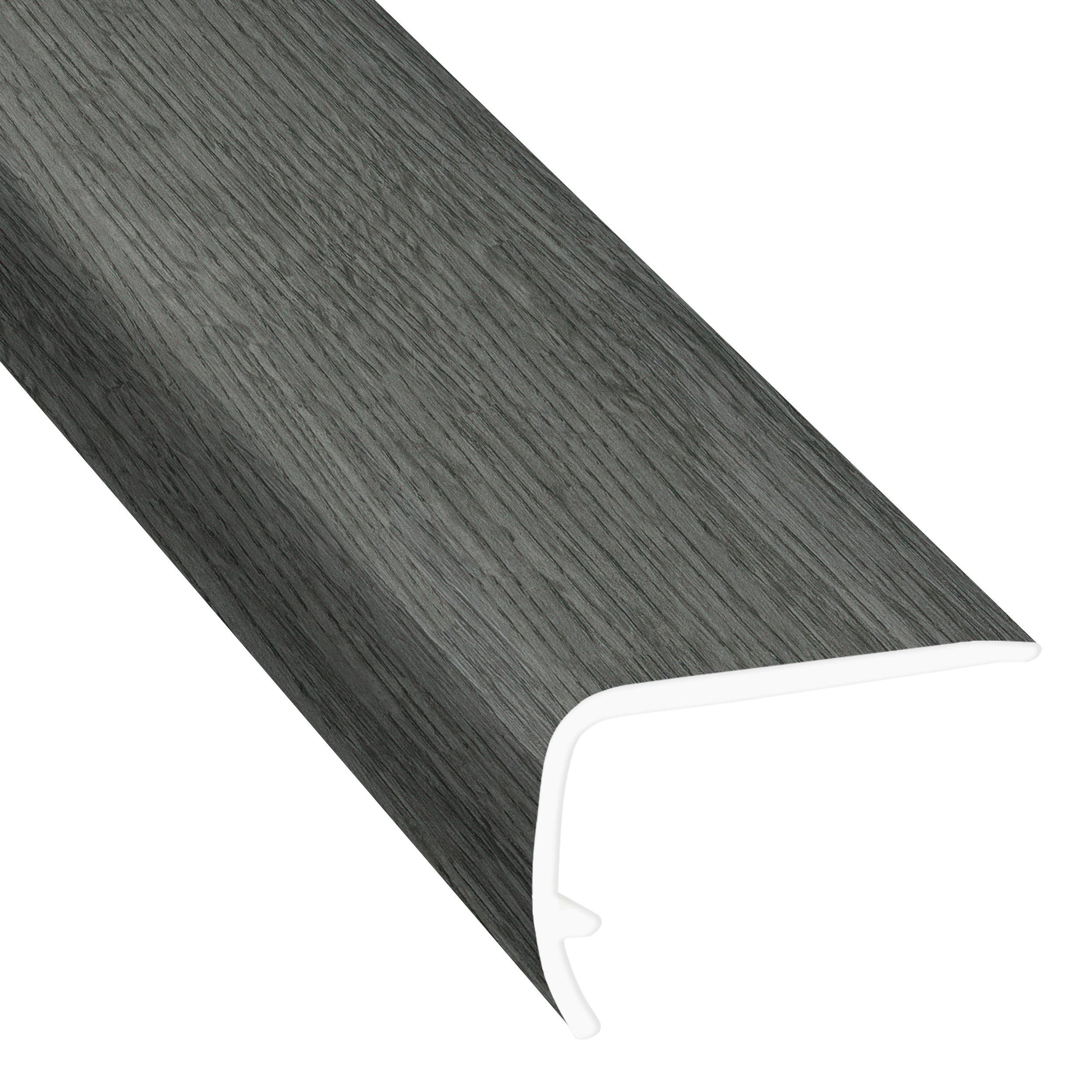Twilight Ash 94in. Vinyl Overlapping Stair Nose