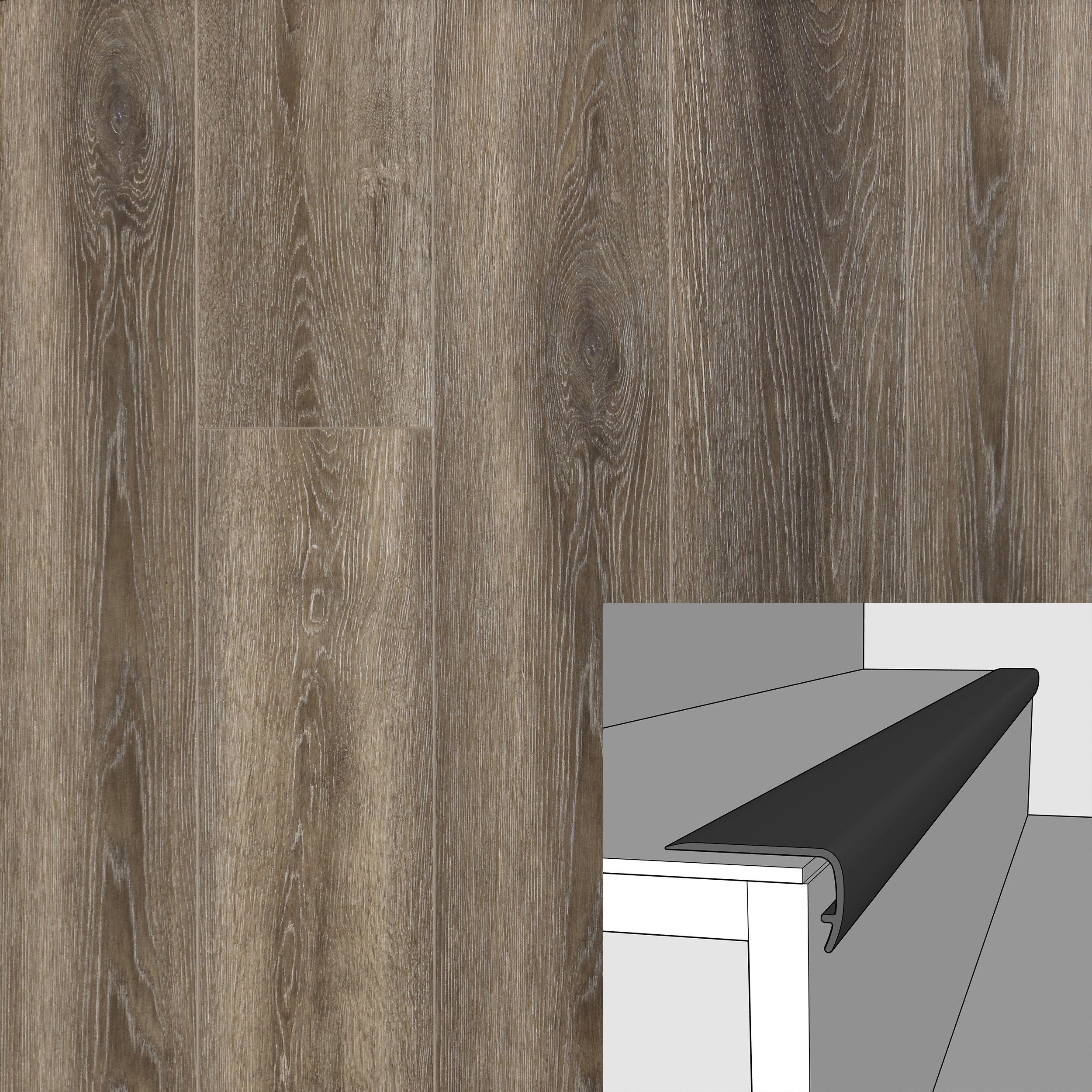 Saddlebrook 94in. Vinyl Overlapping Stair Nose