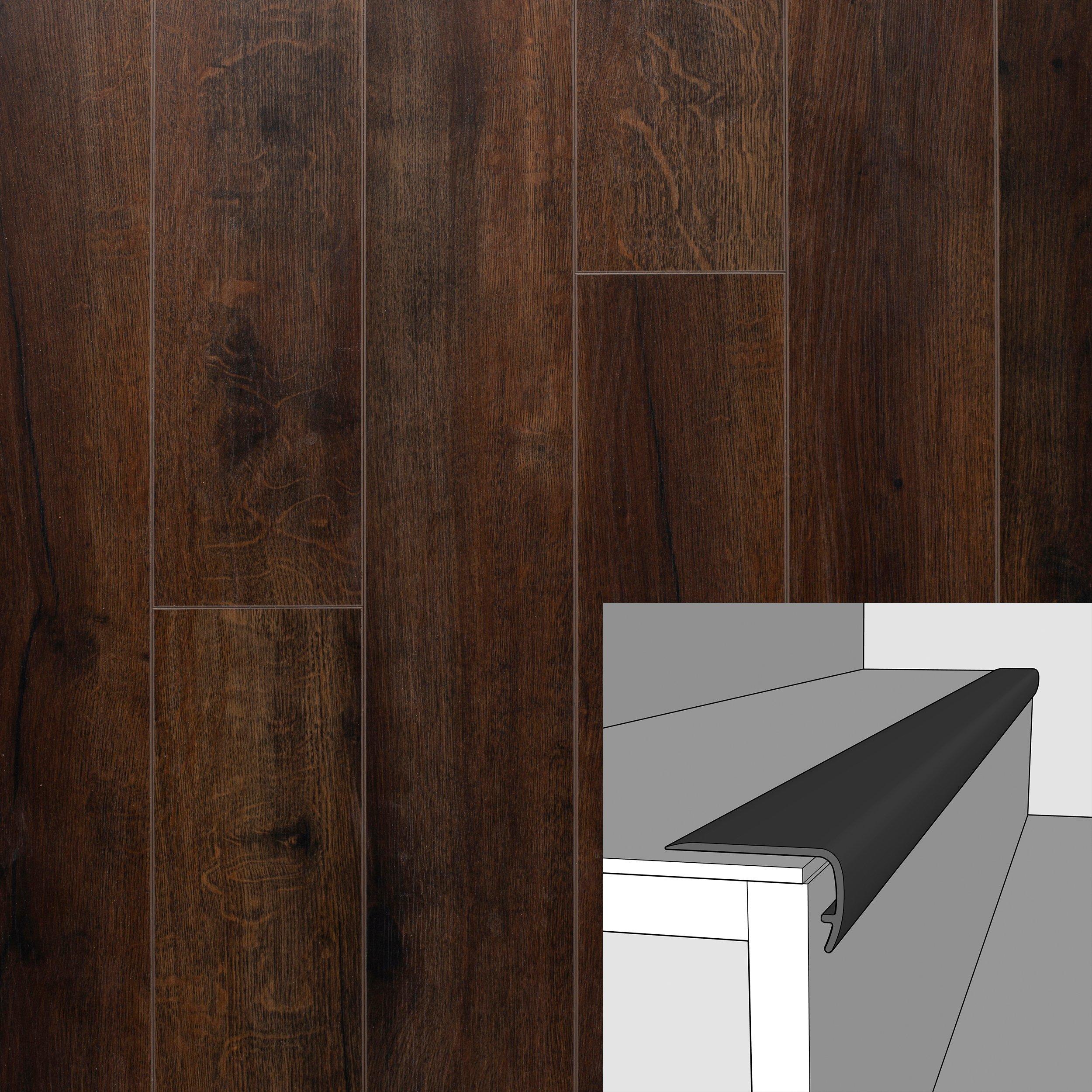 Midland Ridge 94in. Vinyl Overlapping Stair Nose