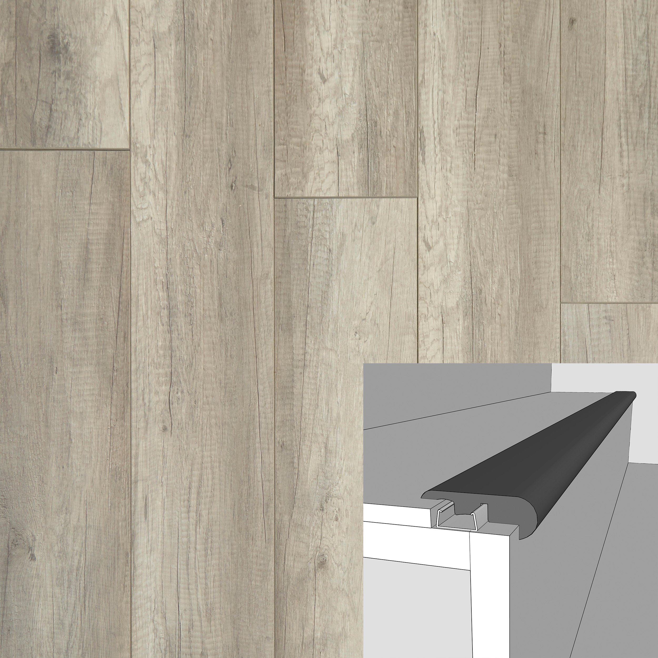 Graystone 94in. Laminate Overlapping Stair Nose