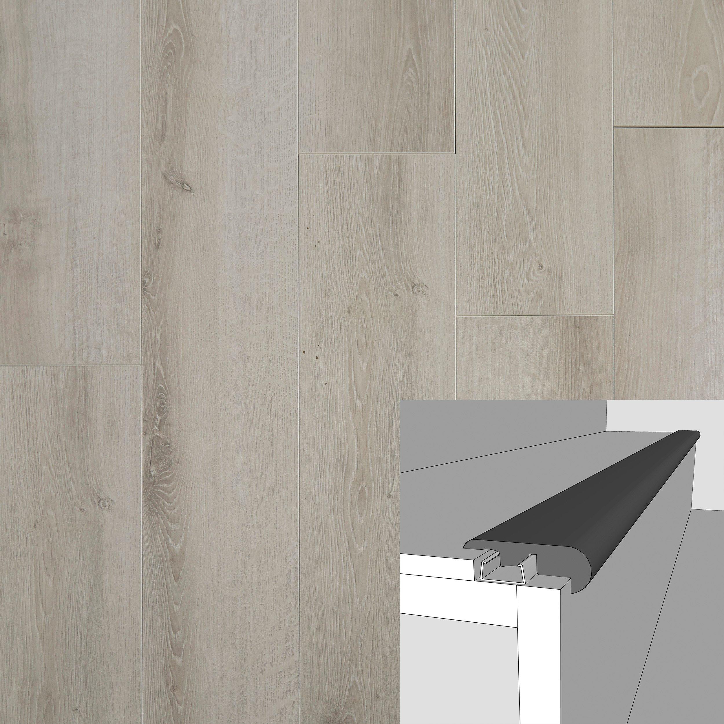Bay Breeze 94in. Laminate Overlapping Stair Nose