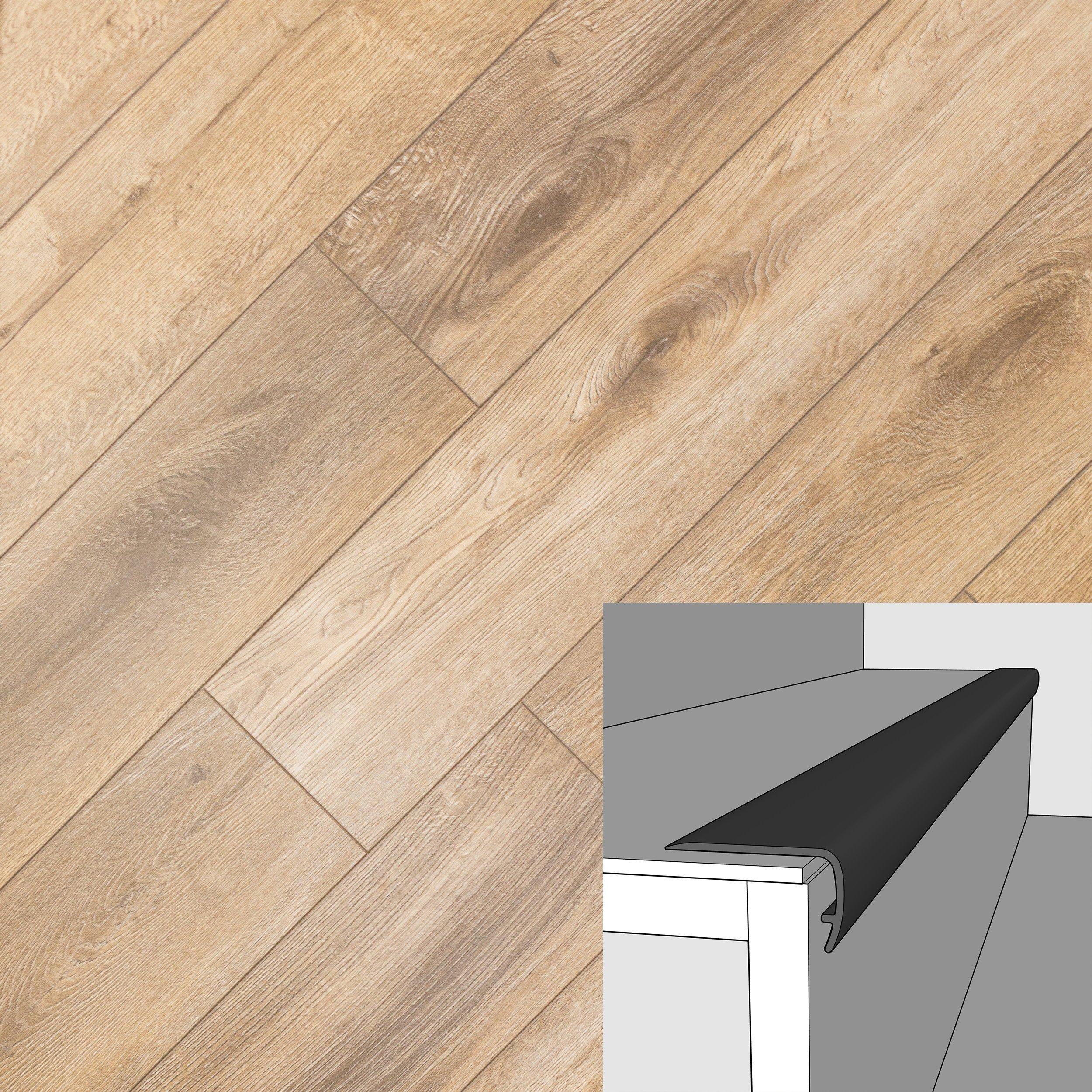 Crosswind 94in. Vinyl Overlapping Stair Nose