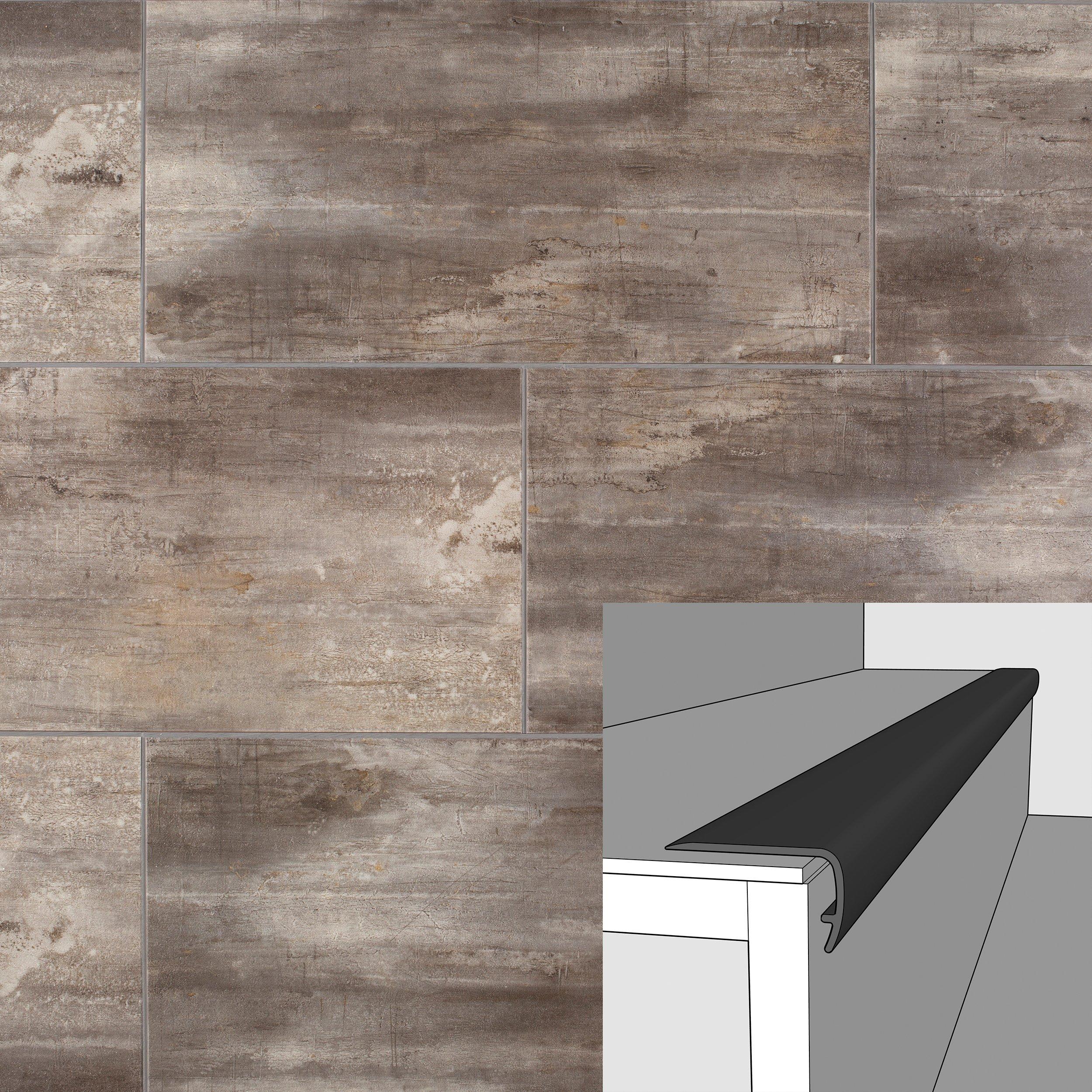 Portland Tile 94in. Vinyl Overlapping Stair Nose