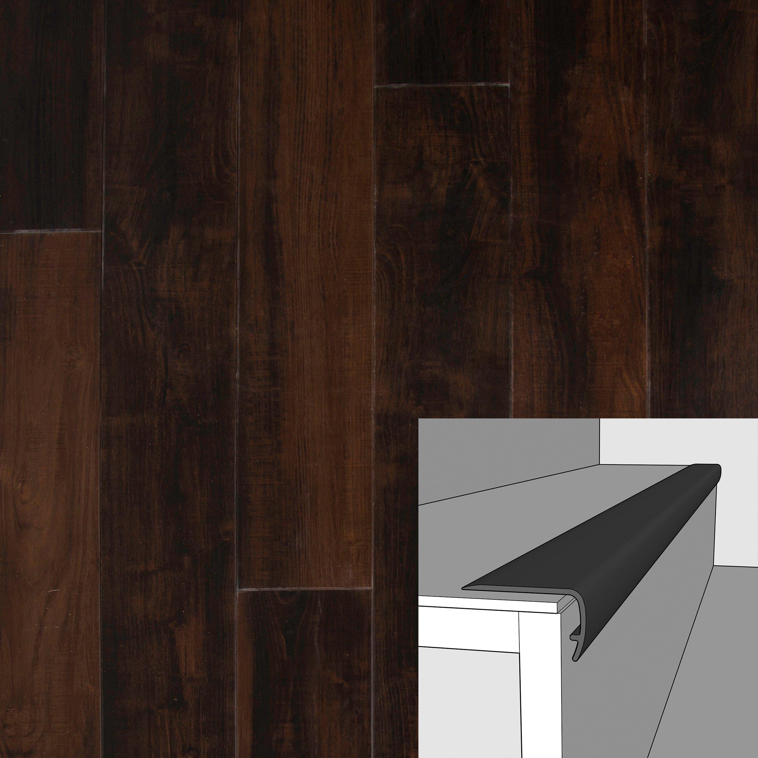 Wymore 94in. Vinyl Overlapping Stair Nose
