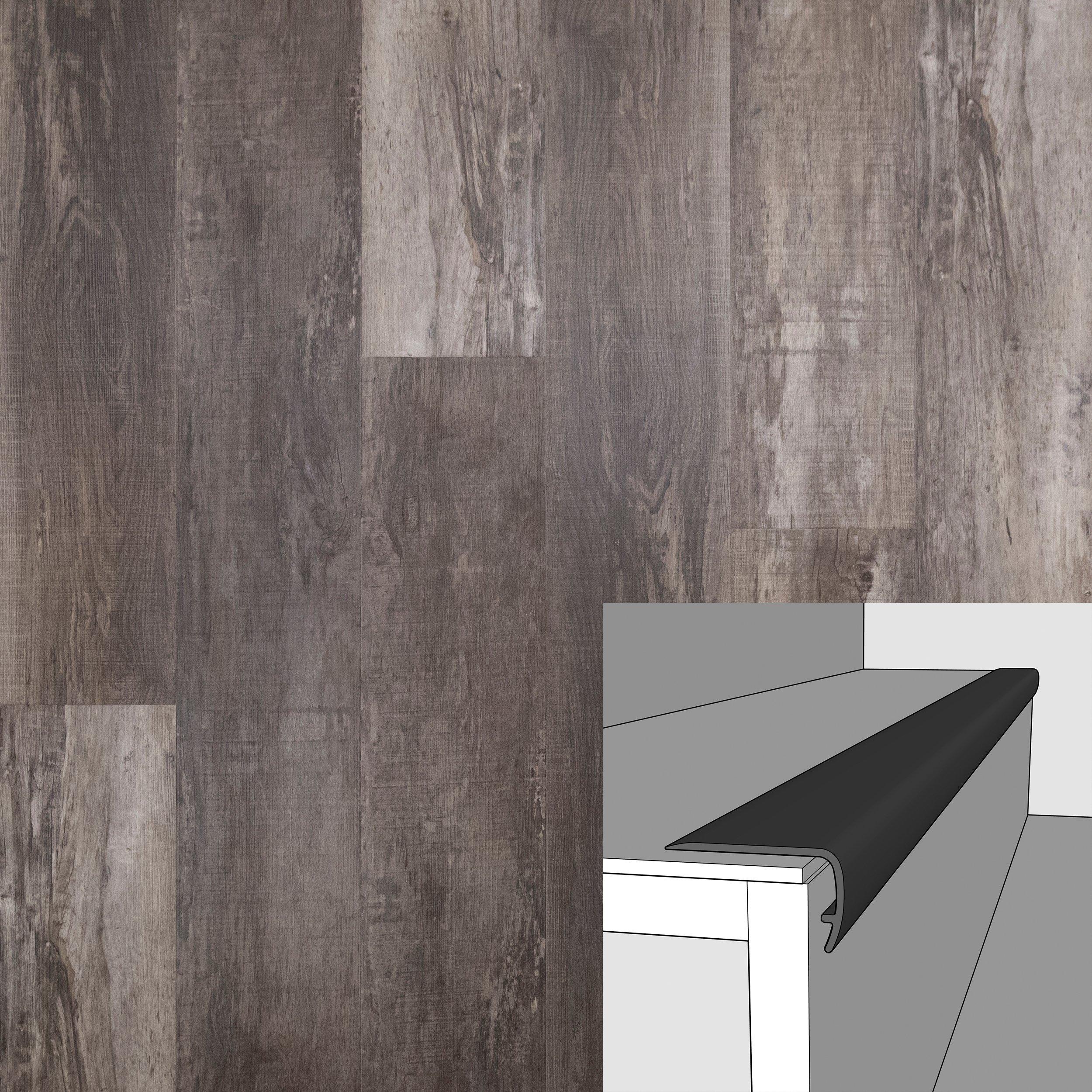 Dockside 94in. Vinyl Overlapping Stair Nose