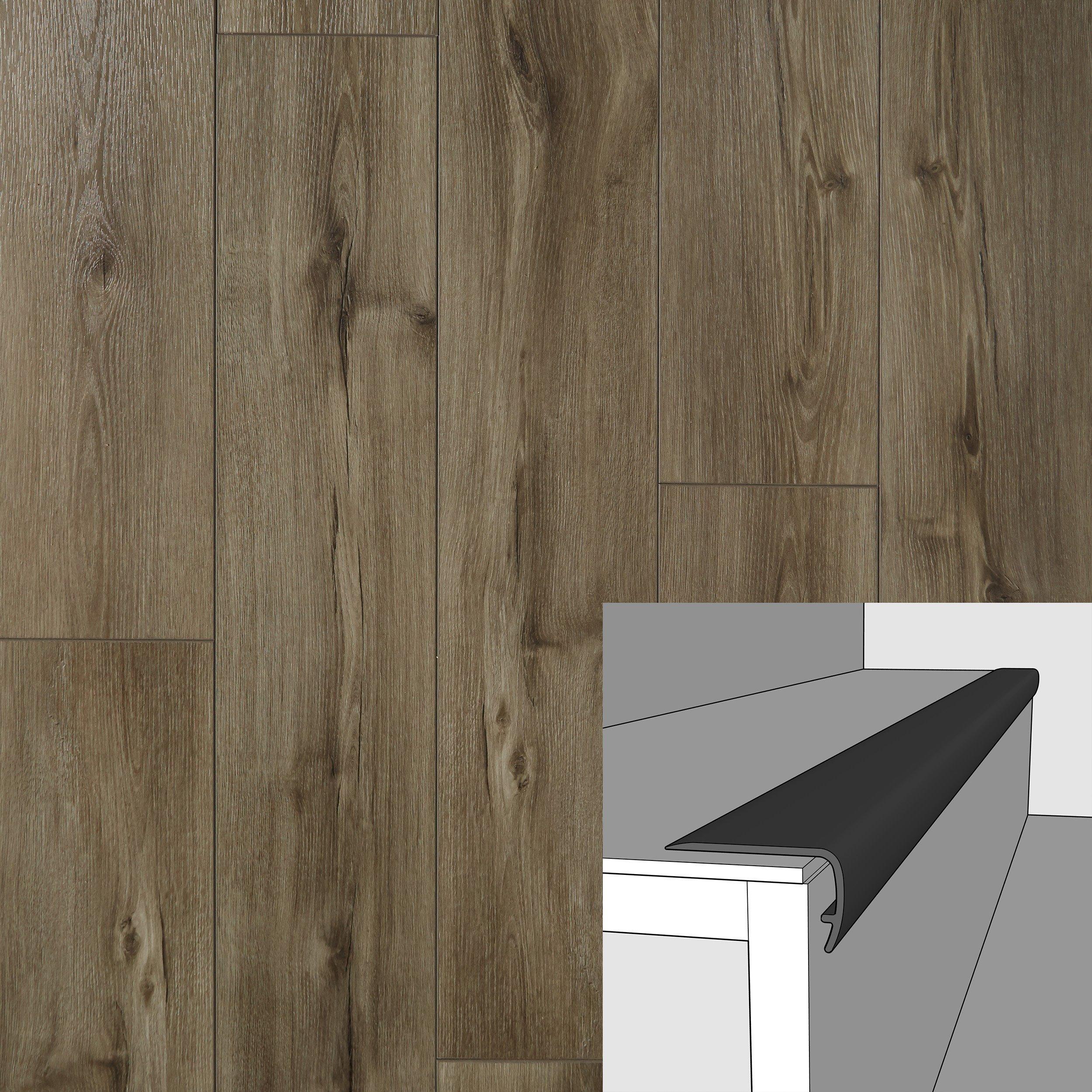 Nevada 94in. Vinyl Overlapping Stair Nose