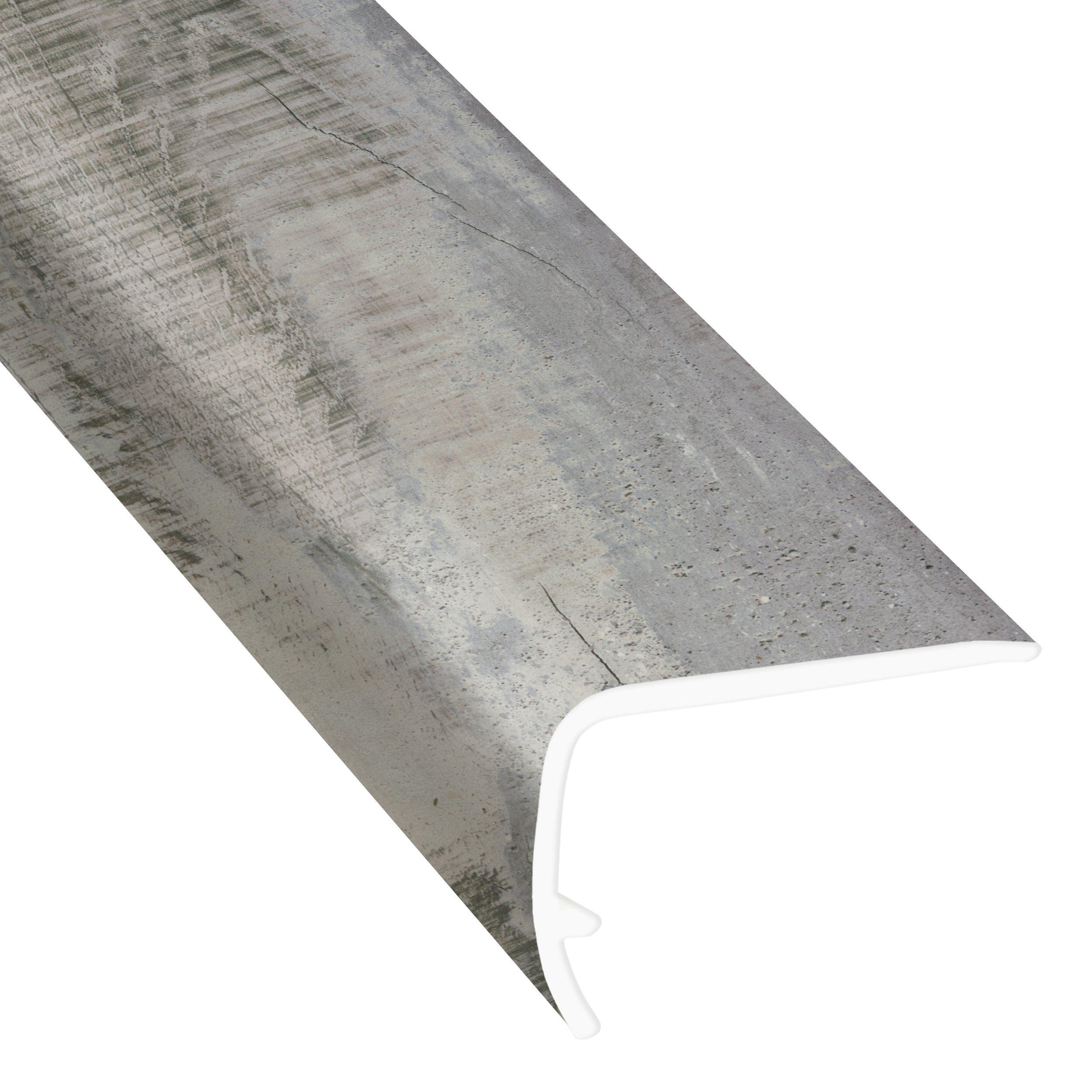 Ombre Taupe 94in. Vinyl Overlapping Stair Nose