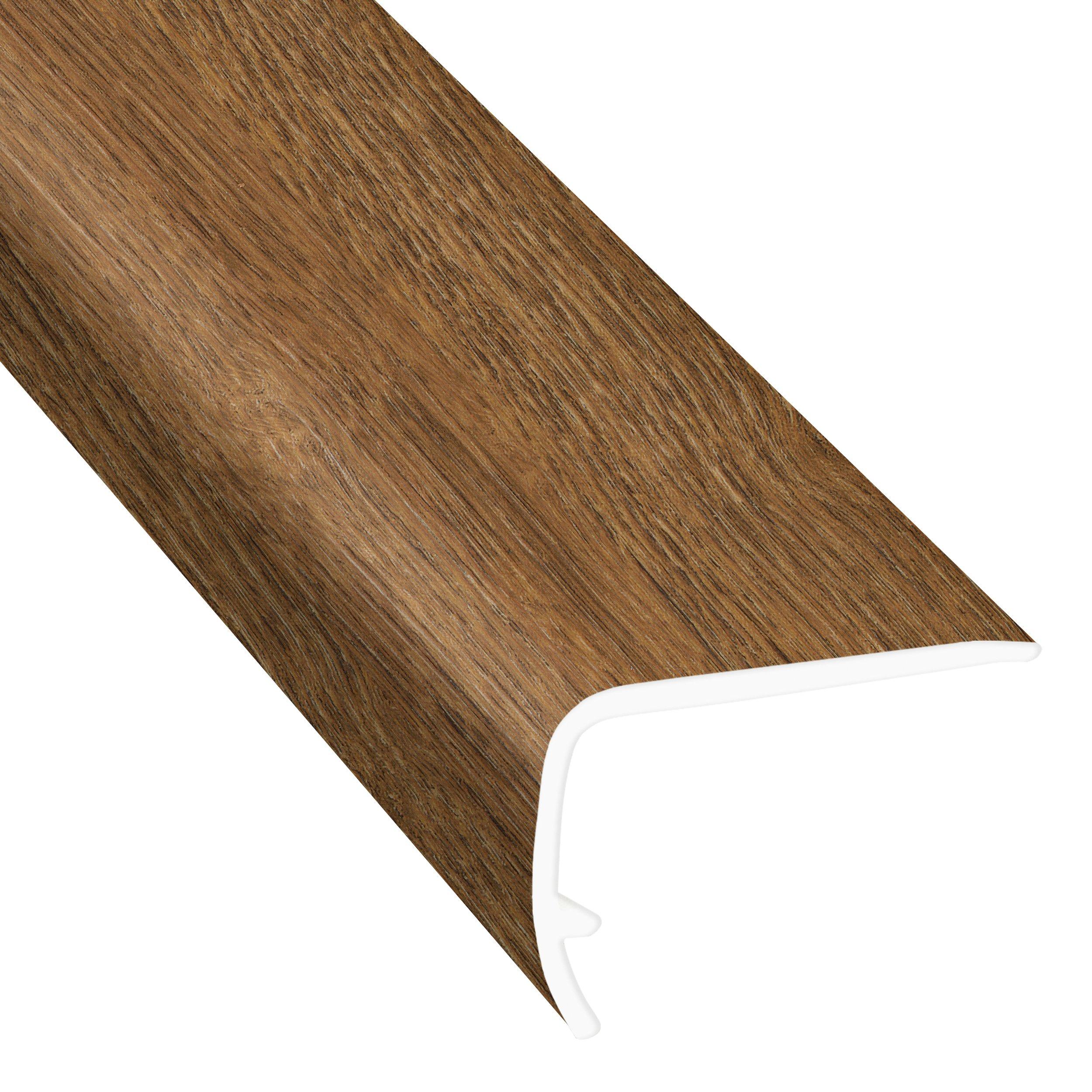 Spiced Oak 8WL 94in. Vinyl Overlapping Stair Nose