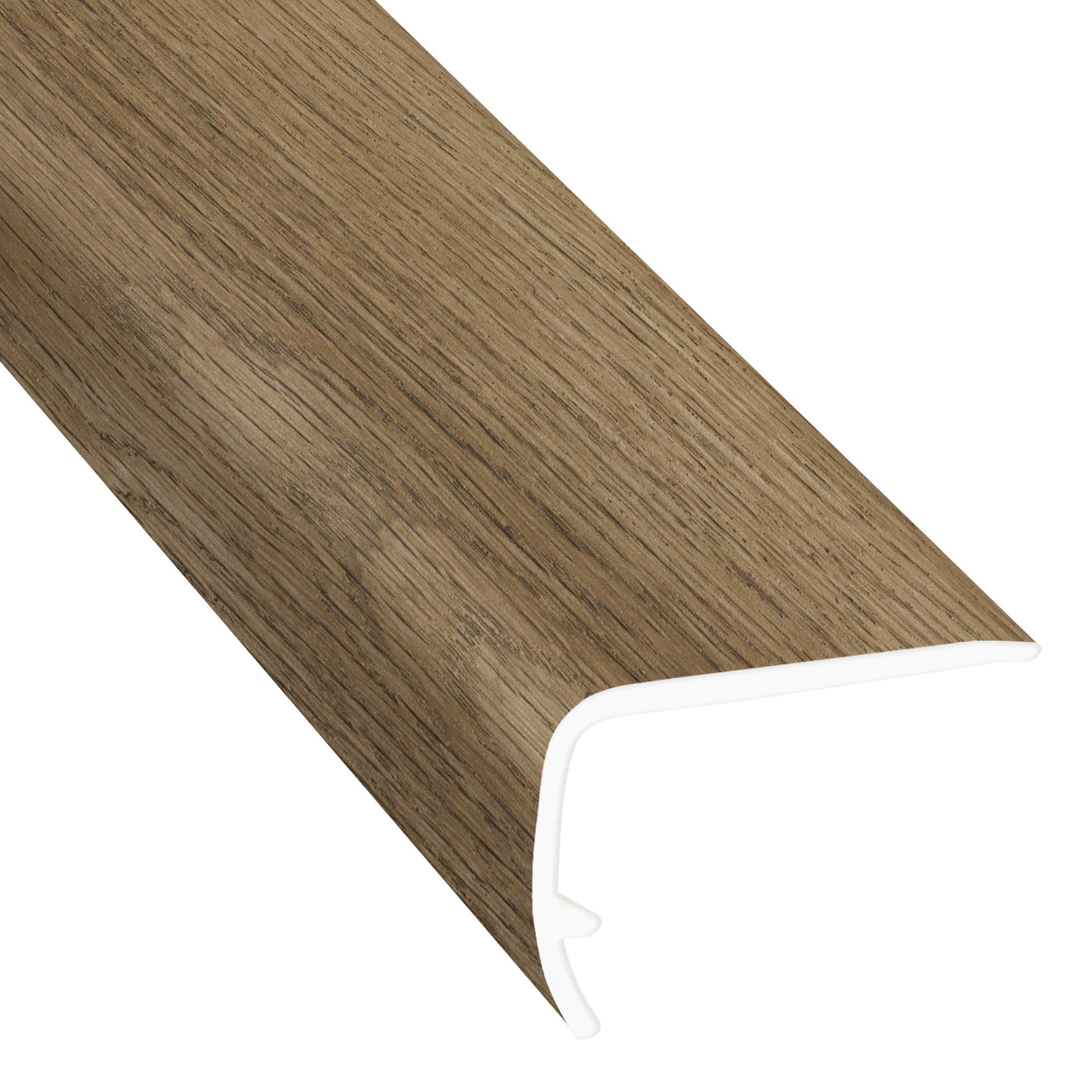 Warm Oak 12WL 94in. Vinyl Overlapping Stair Nose
