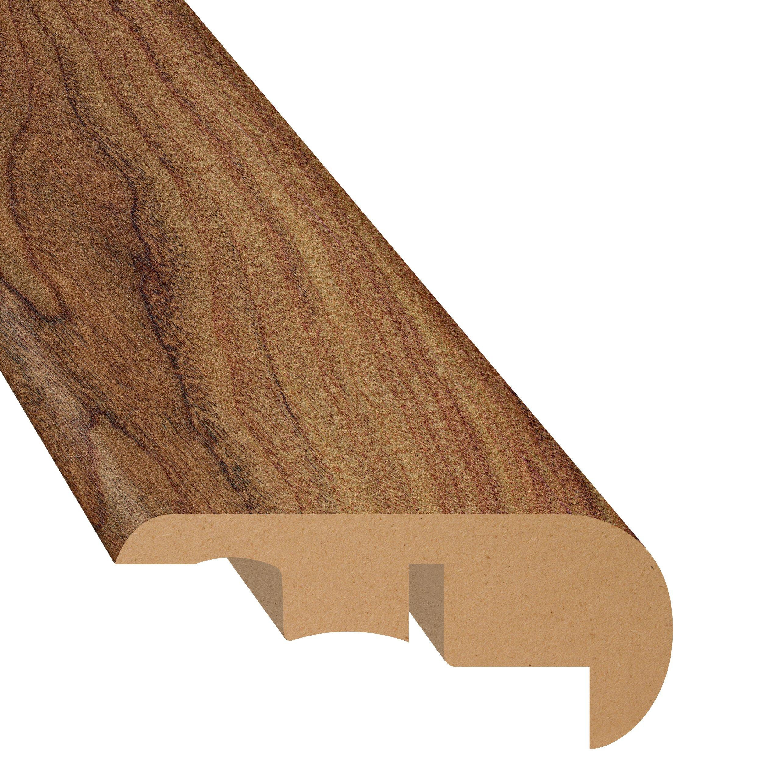 Walnut High Gloss 94in. Laminate Overlapping Stair Nose