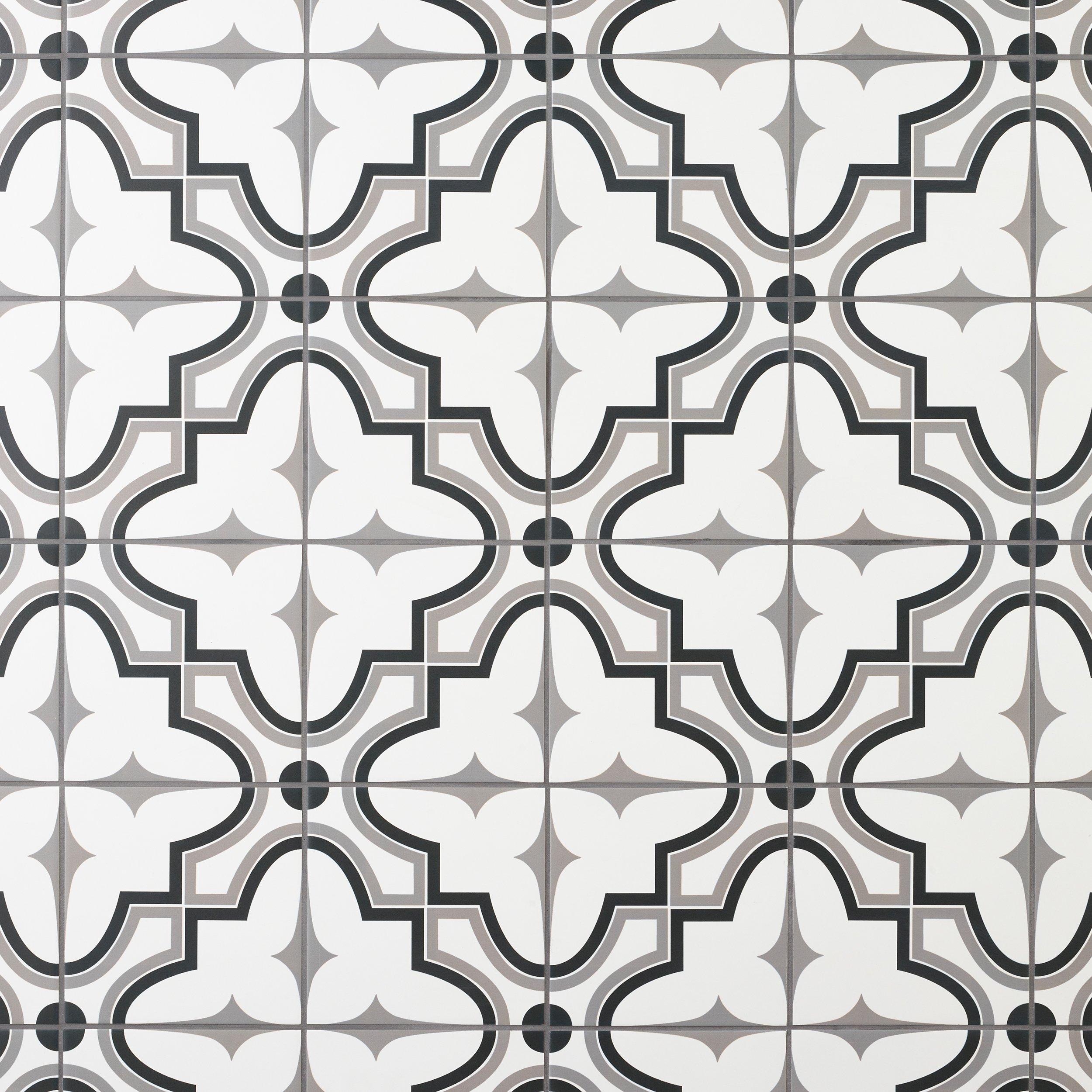 Daphne Fog Raven Ceramic Tile