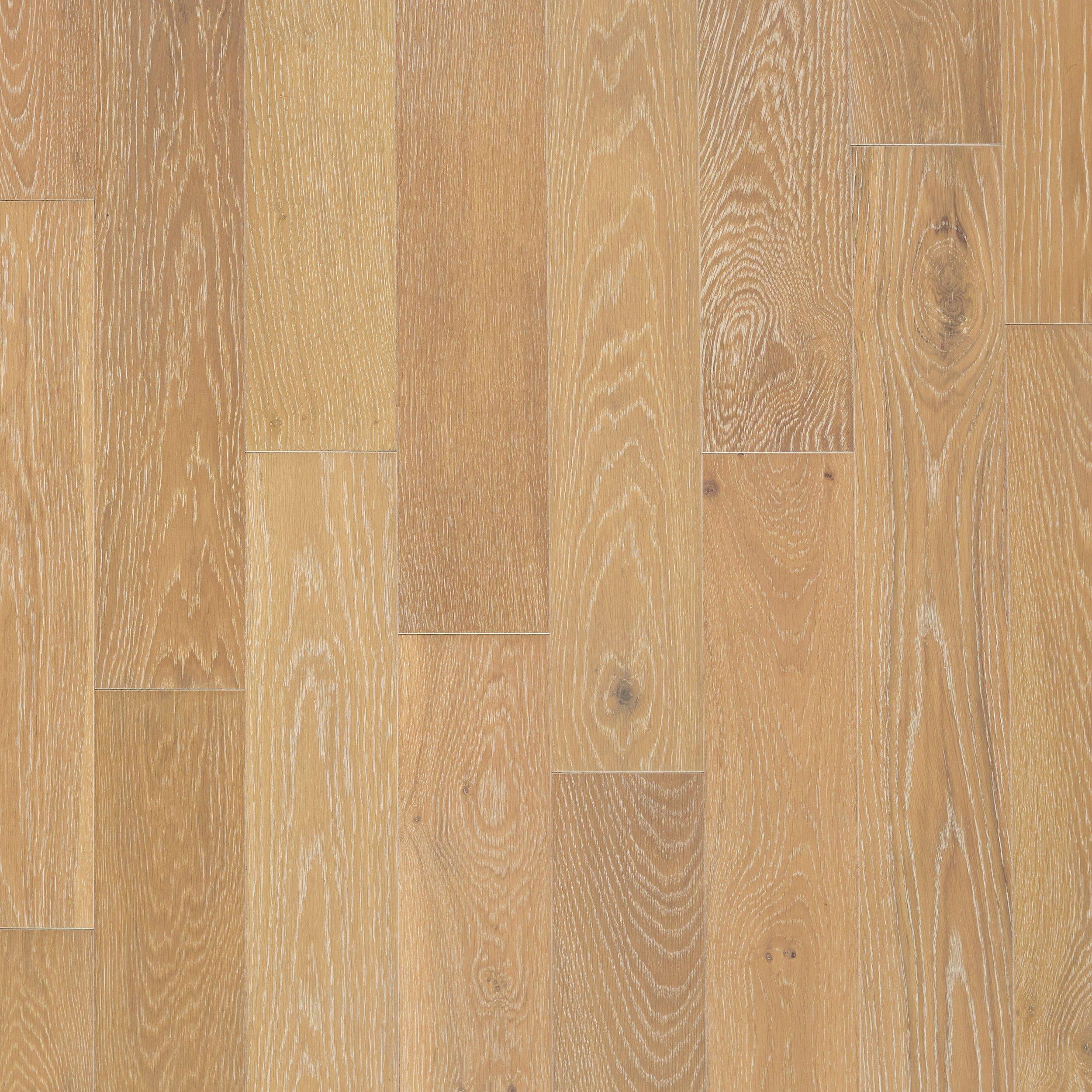 Bolinas White Oak Wire-Brushed Engineered Hardwood