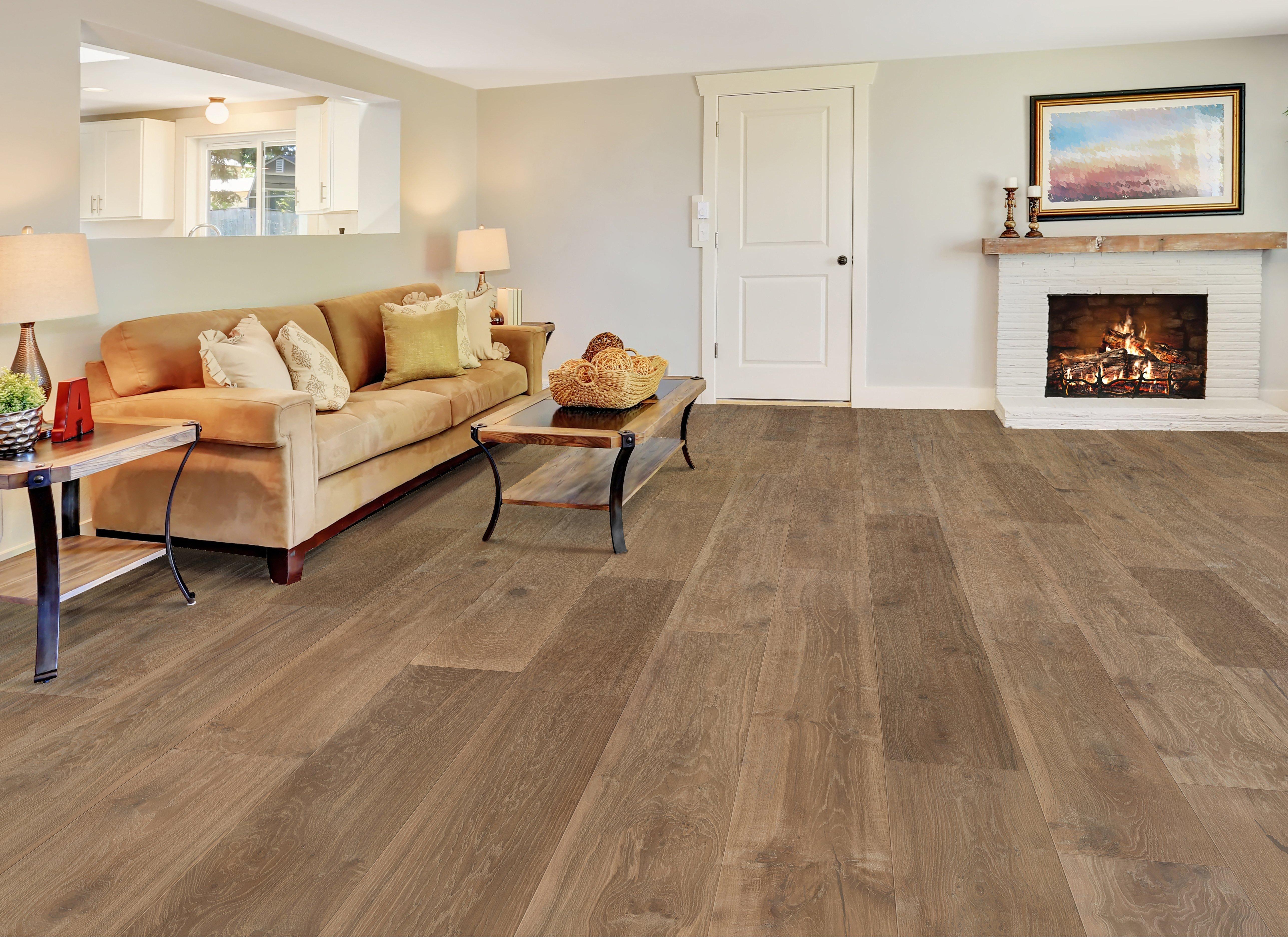 Remington Clove White Oak Distressed Engineered Hardwood
