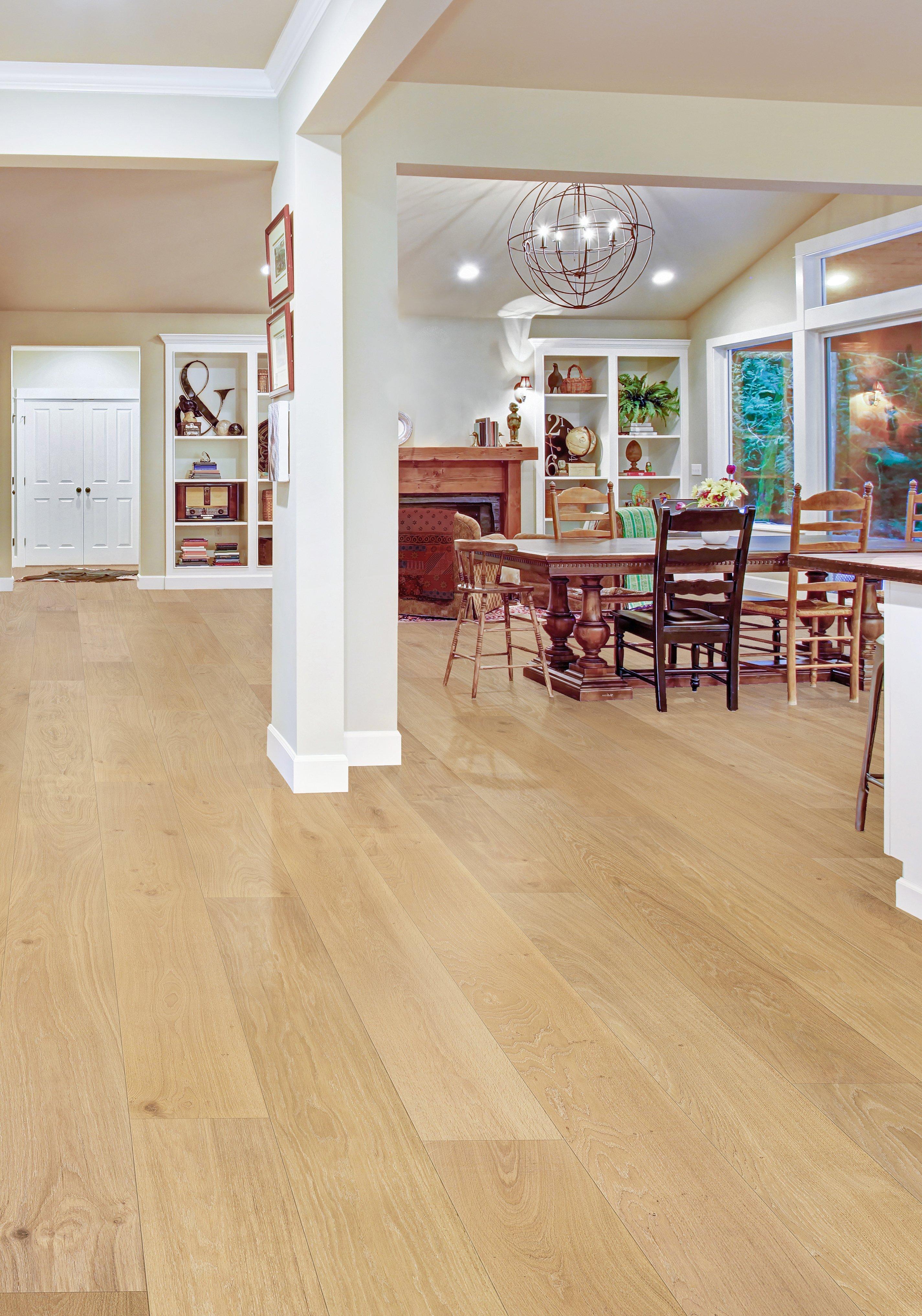 Sterling White Oak Distressed Engineered Hardwood