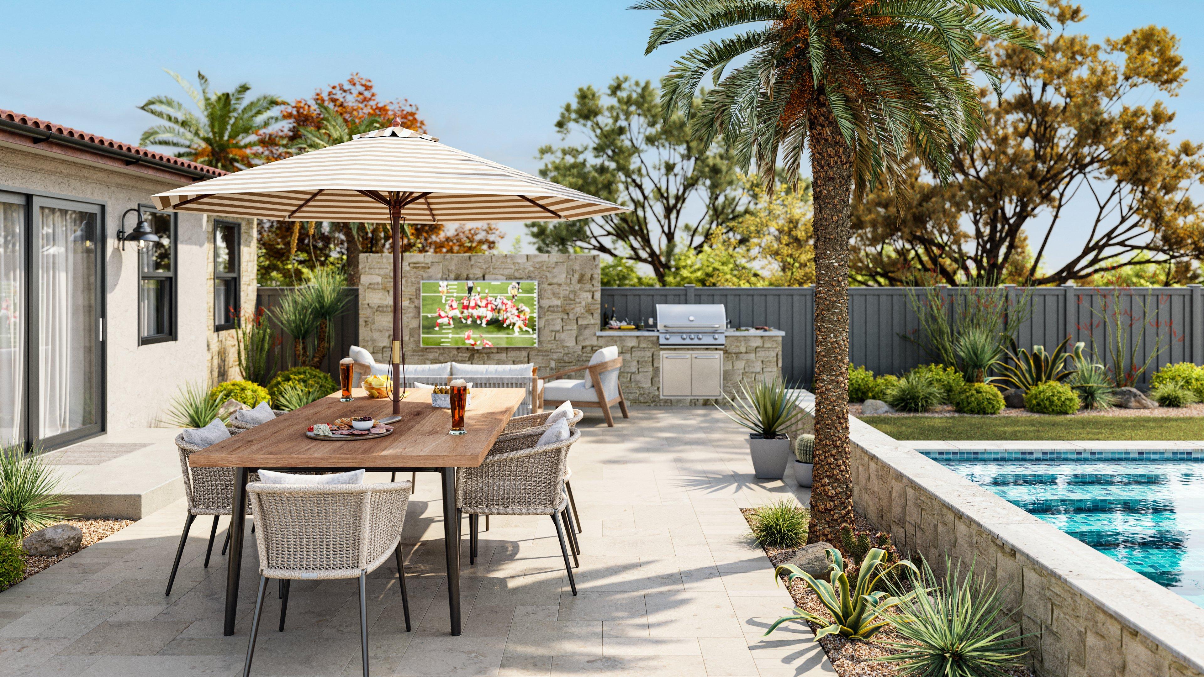 Shell Tumbled Limestone 3cm. Paver