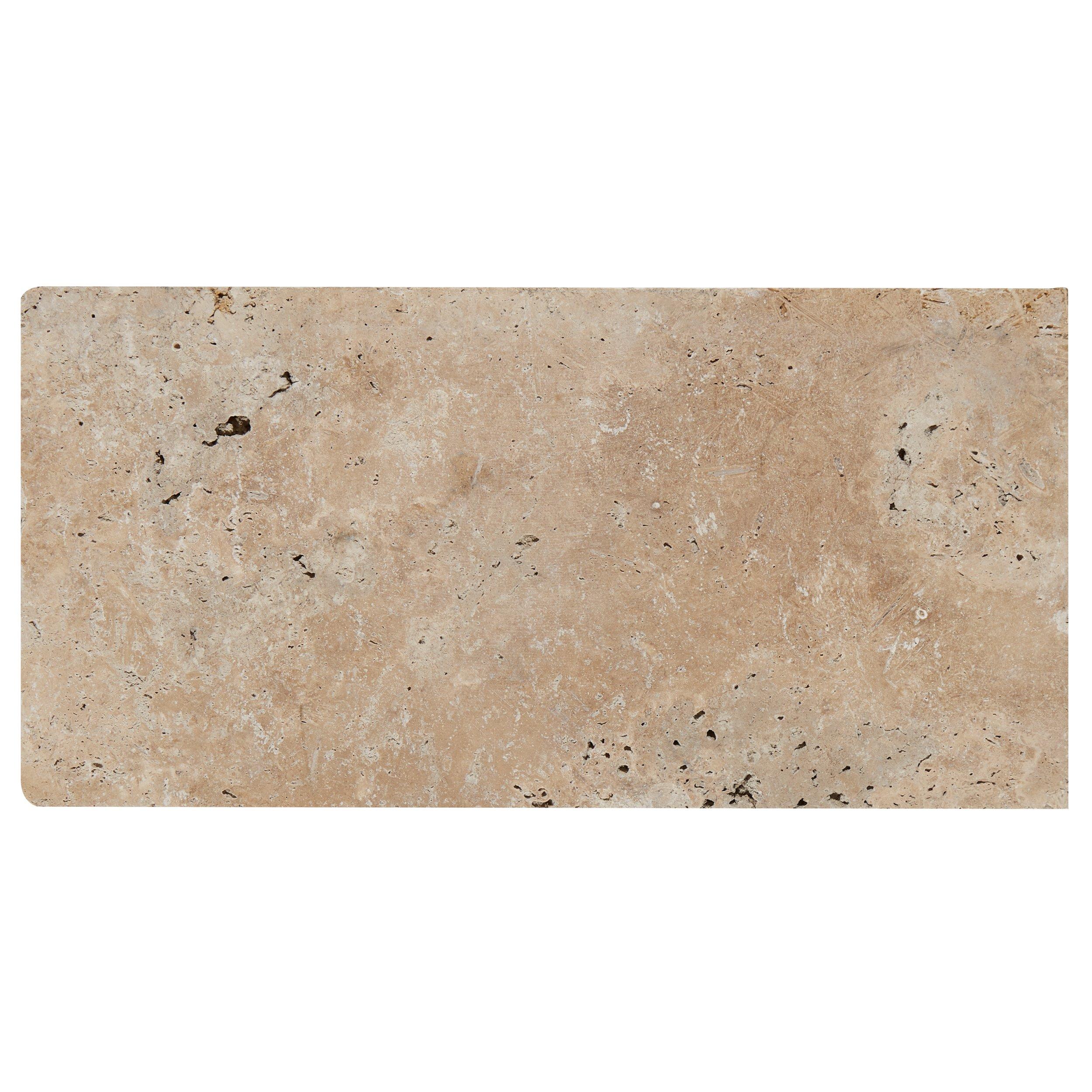 Walnut Tumbled Travertine 3cm. Paver