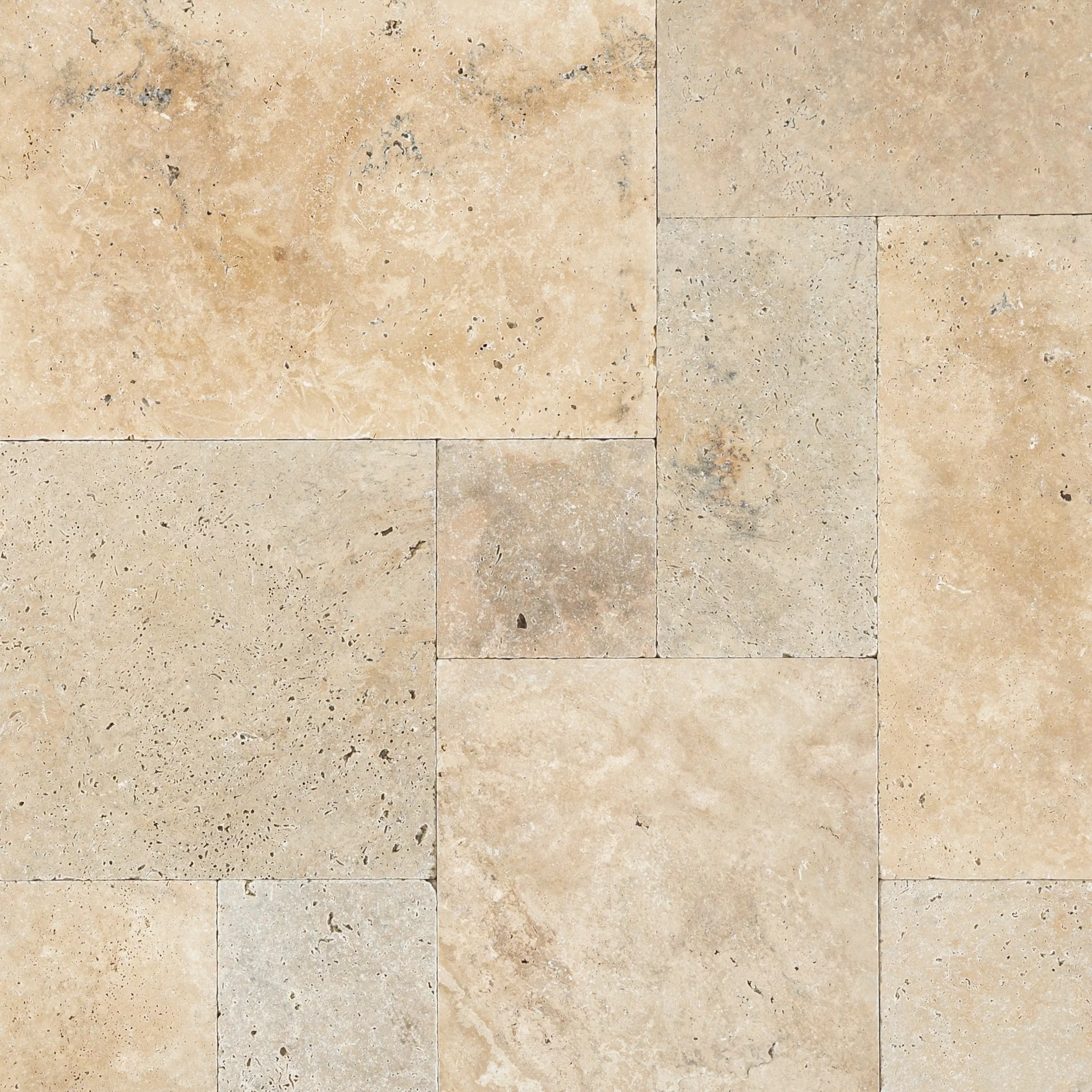 Country Beige Tumbled Travertine Paver Tile