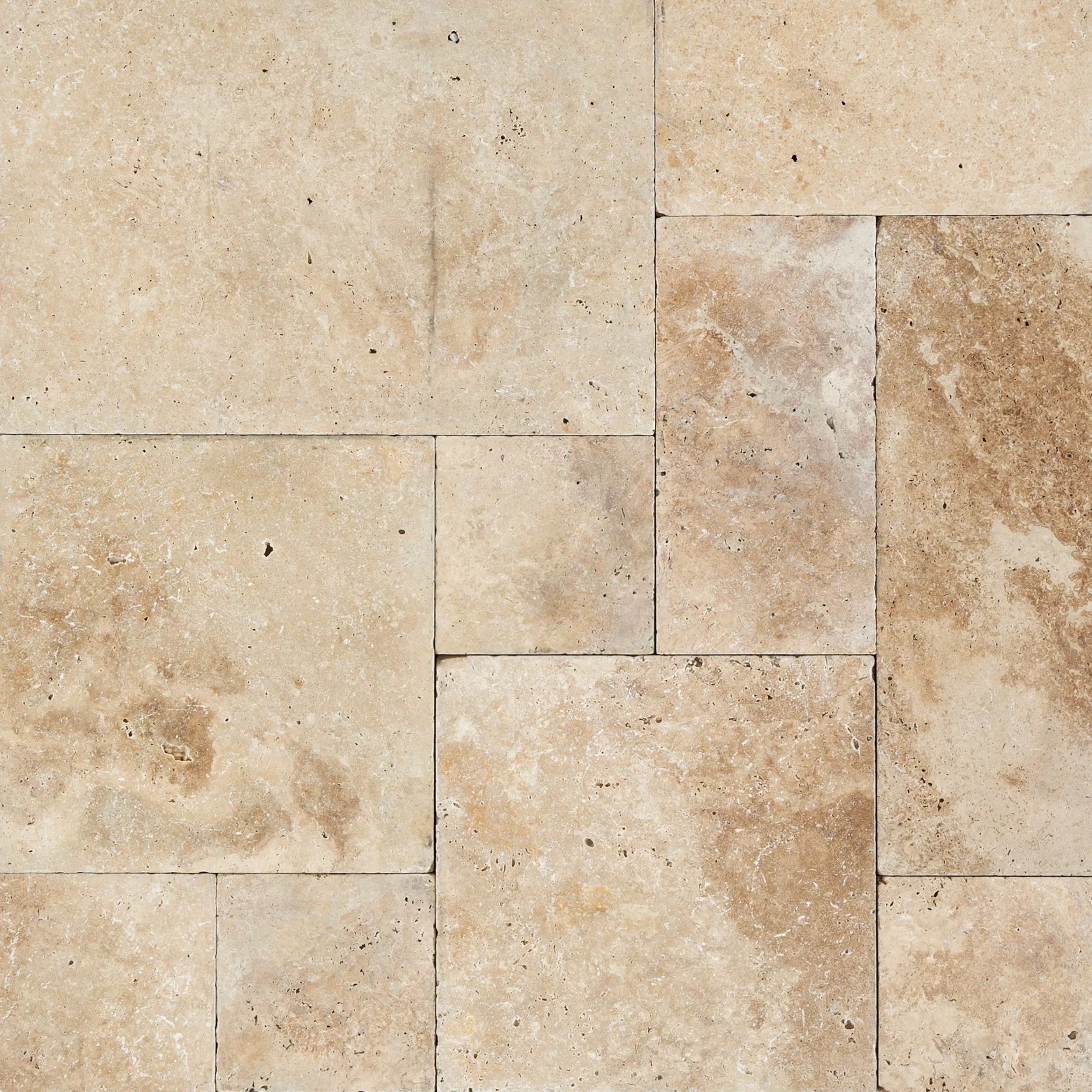 Walnut Tumbled Travertine Paver Tile