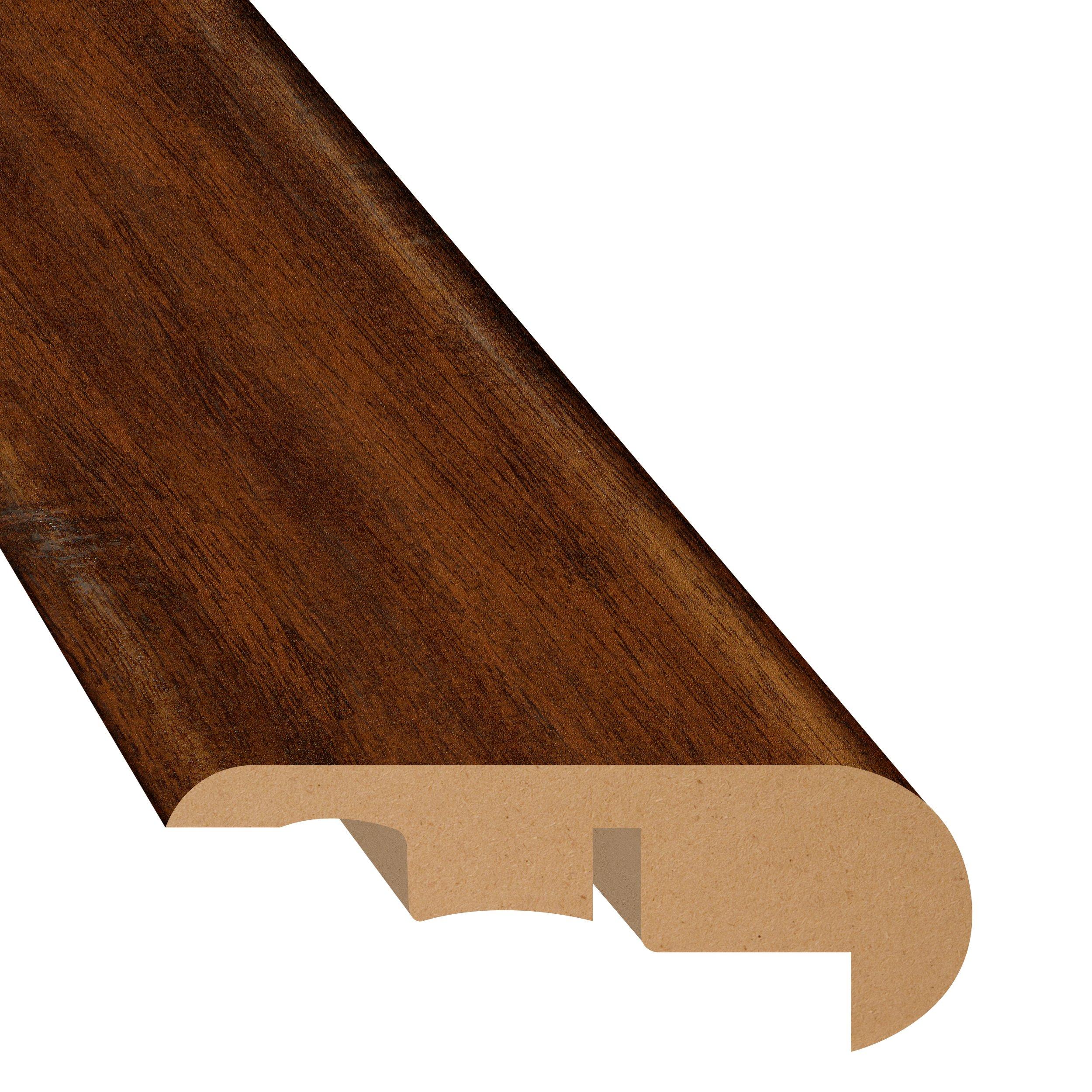 Coffee Hickory 94in. Laminate Overlapping Stair Nose