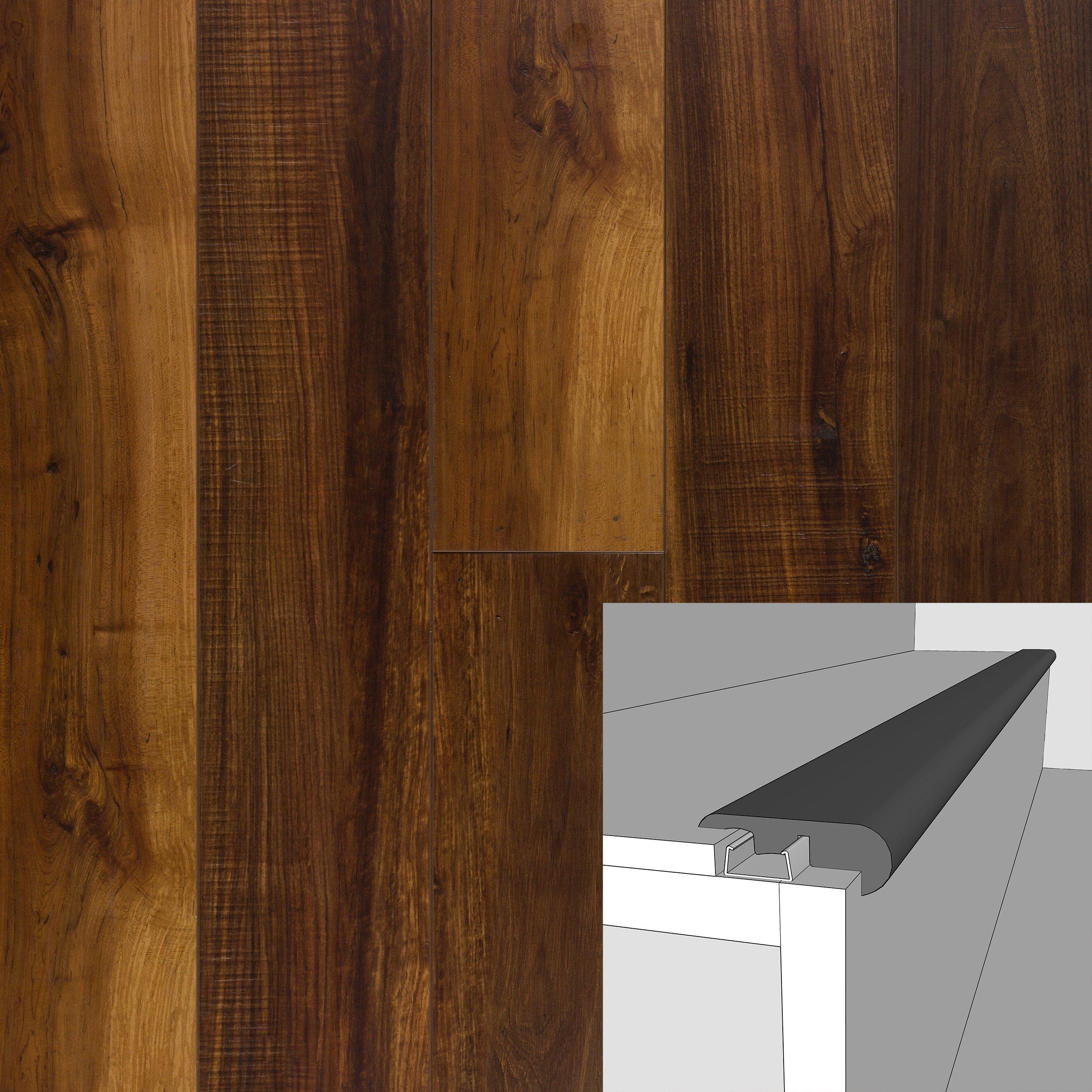Copper Sand 94in. Laminate Overlapping Stair Nose