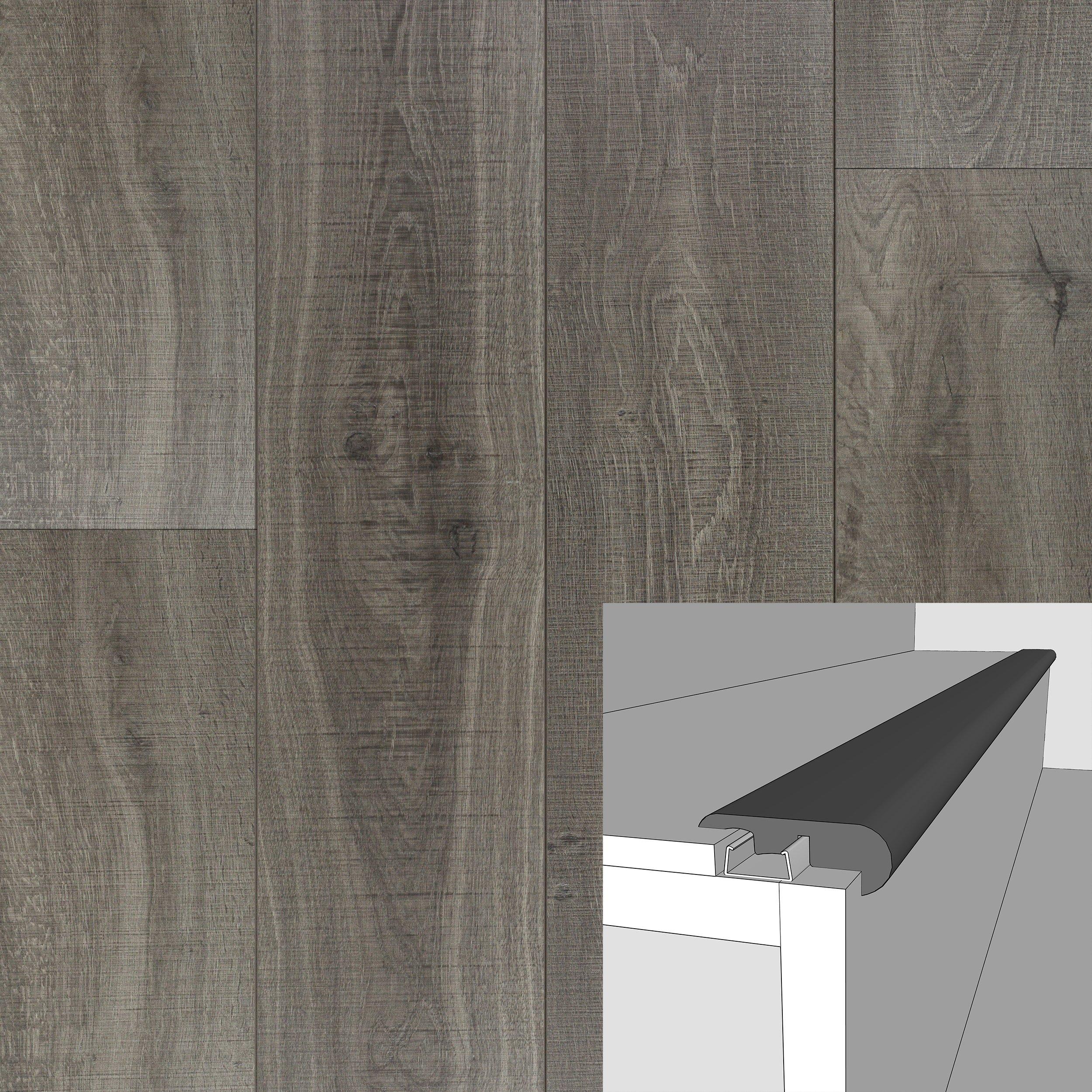 Bayport Grande 94in. Laminate Overlapping Stair Nose