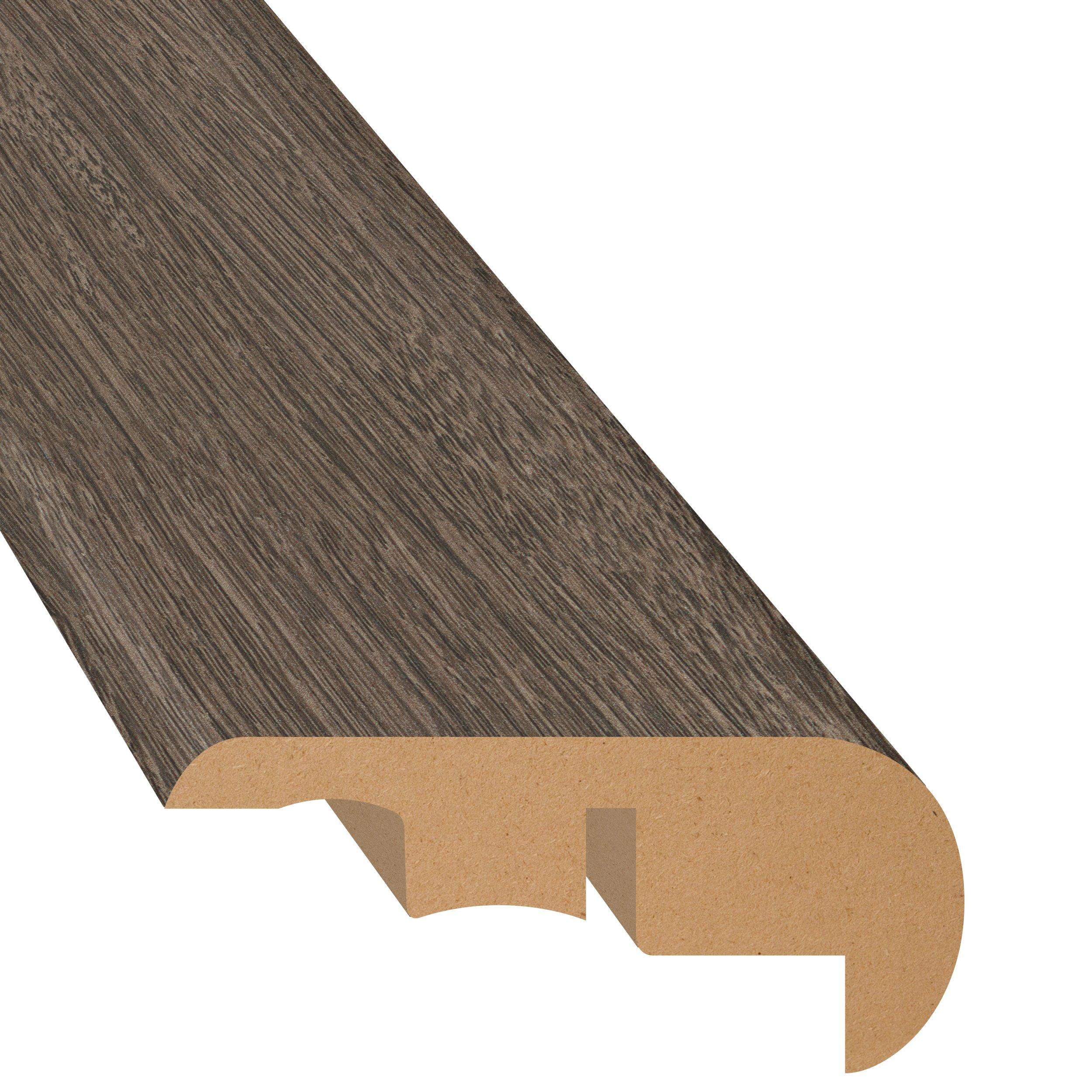 Weathered Grey 94in. Laminate Overlapping Stair Nose