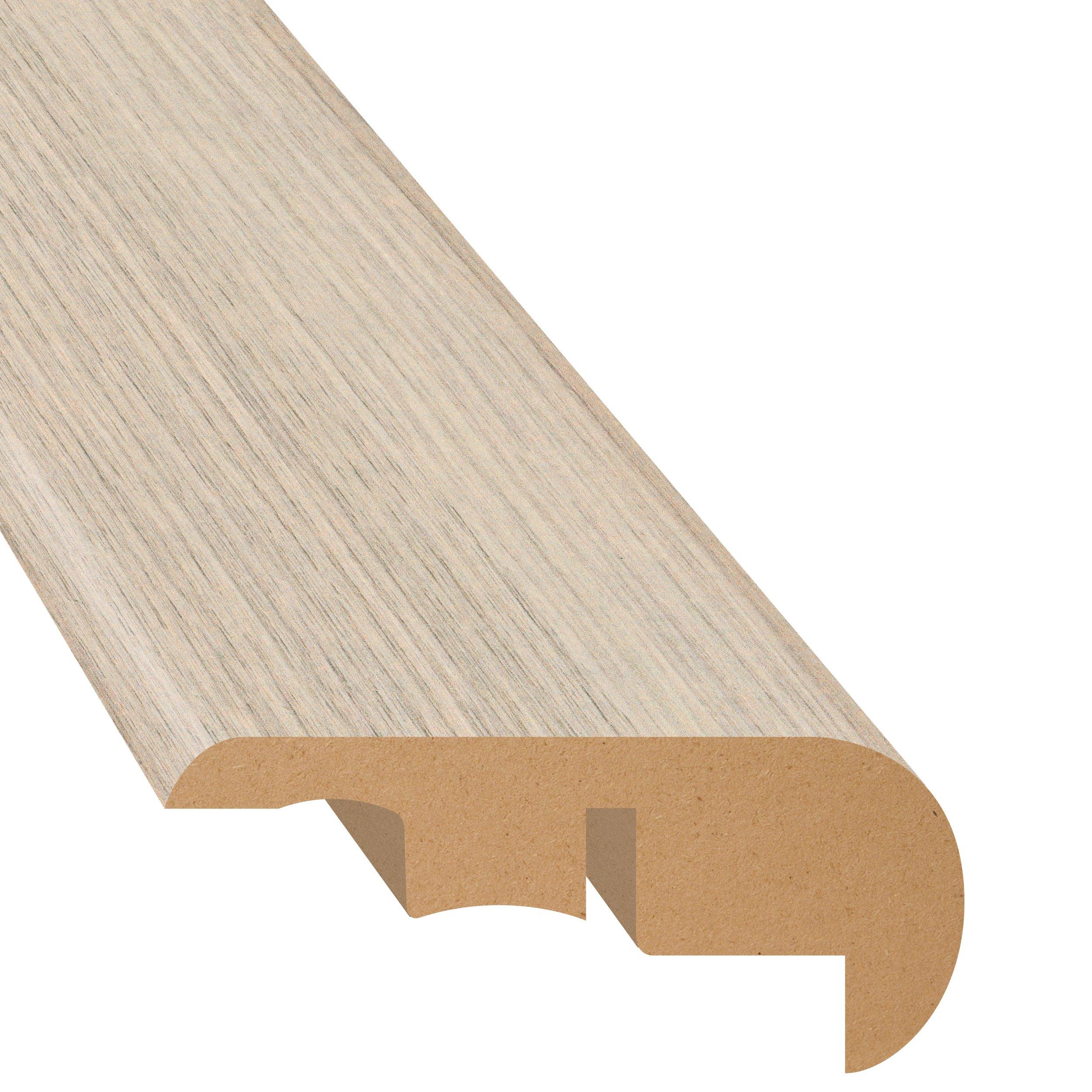 Farmhouse White 94in. Laminate Overlapping Stair Nose
