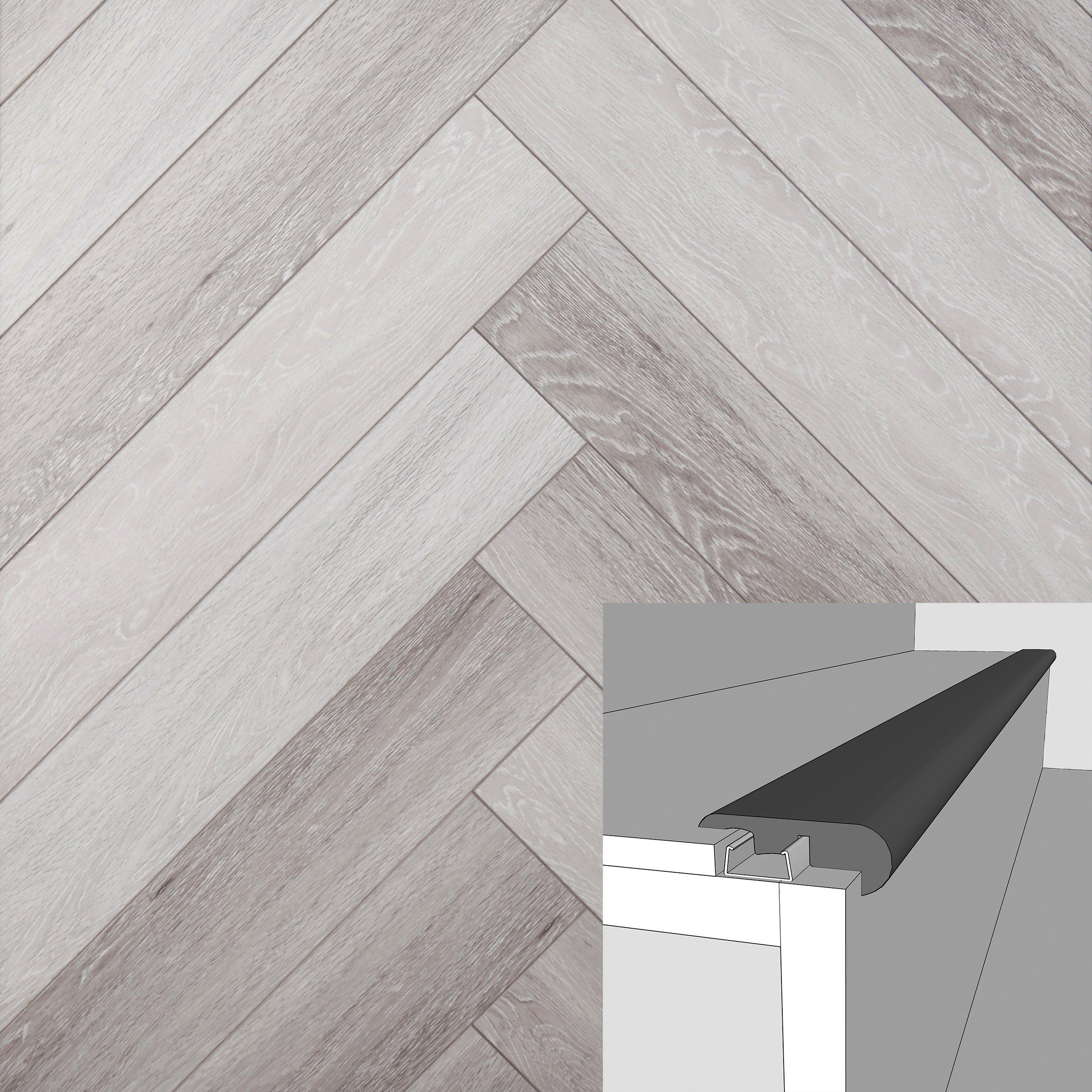 River Rush 94in. Laminate Overlapping Stair Nose