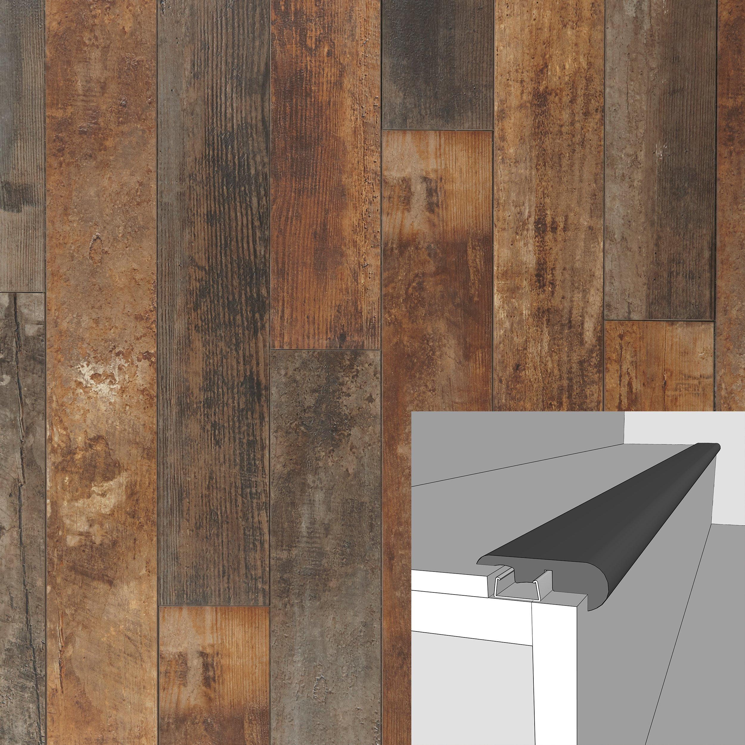 Captains Walk 94in. Laminate Overlapping Stair Nose