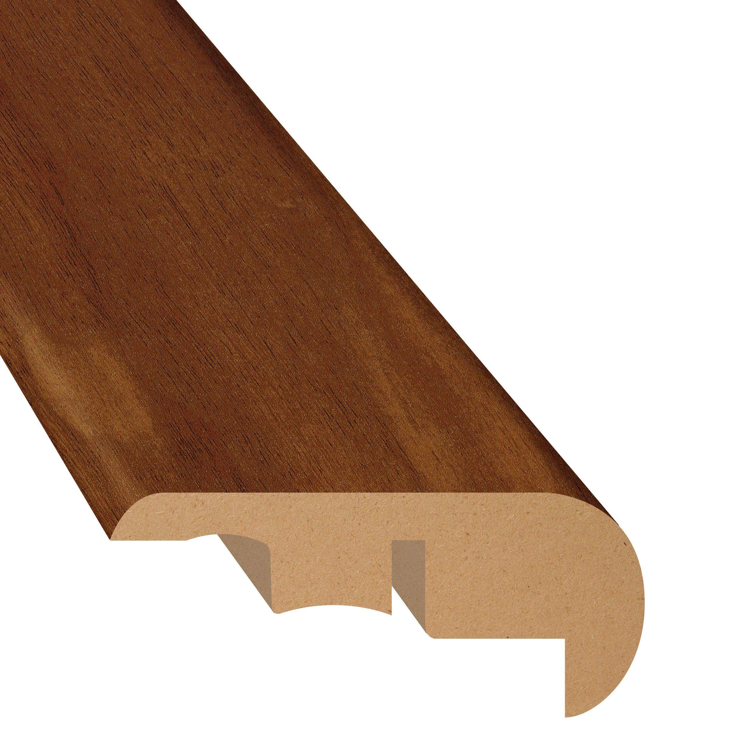 Exotic Cherry High Gloss 94in. Laminate Overlapping Stair Nose