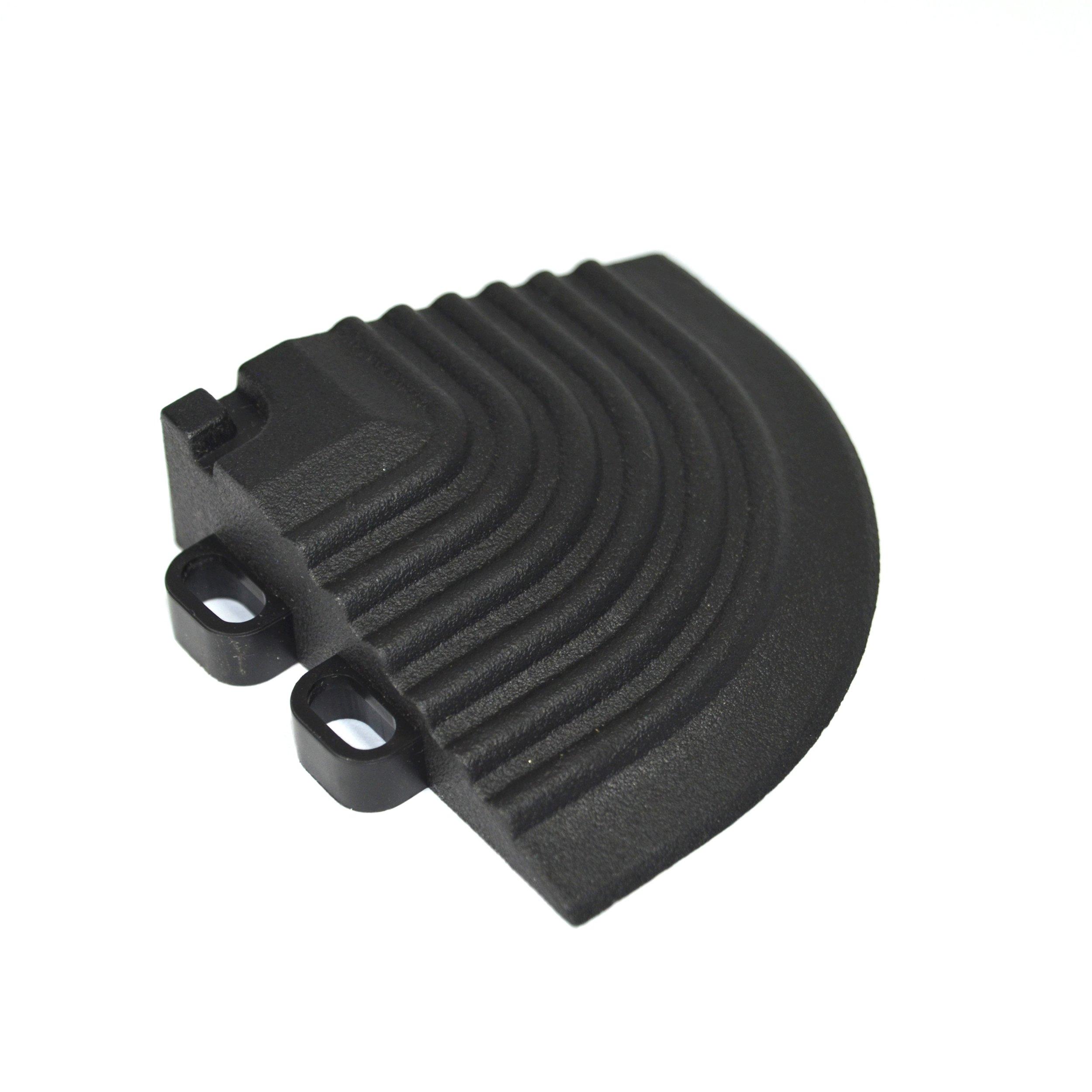 Swisstrax Jet Black Pro Corner 4 Pack