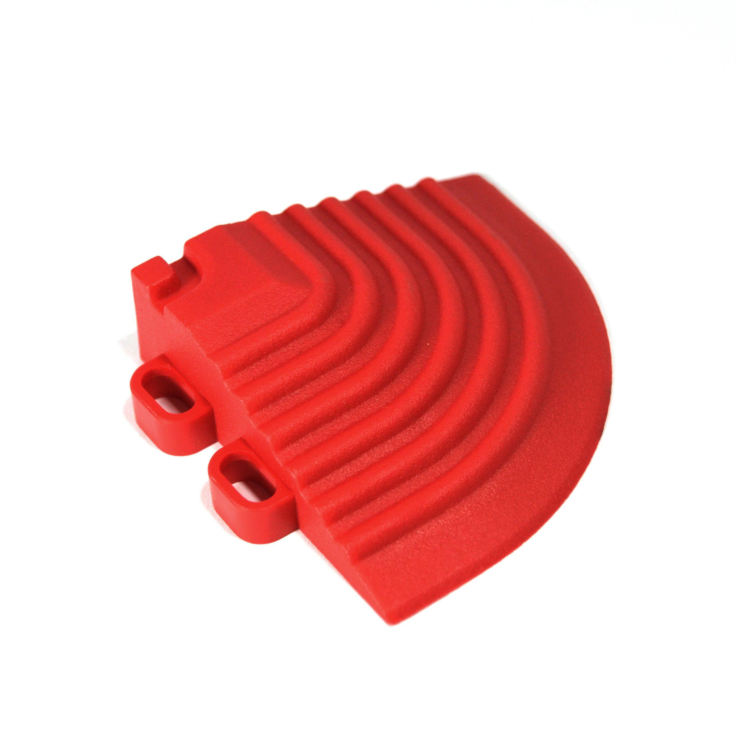 Swisstrax Racing Red Pro Corner 4 Pack