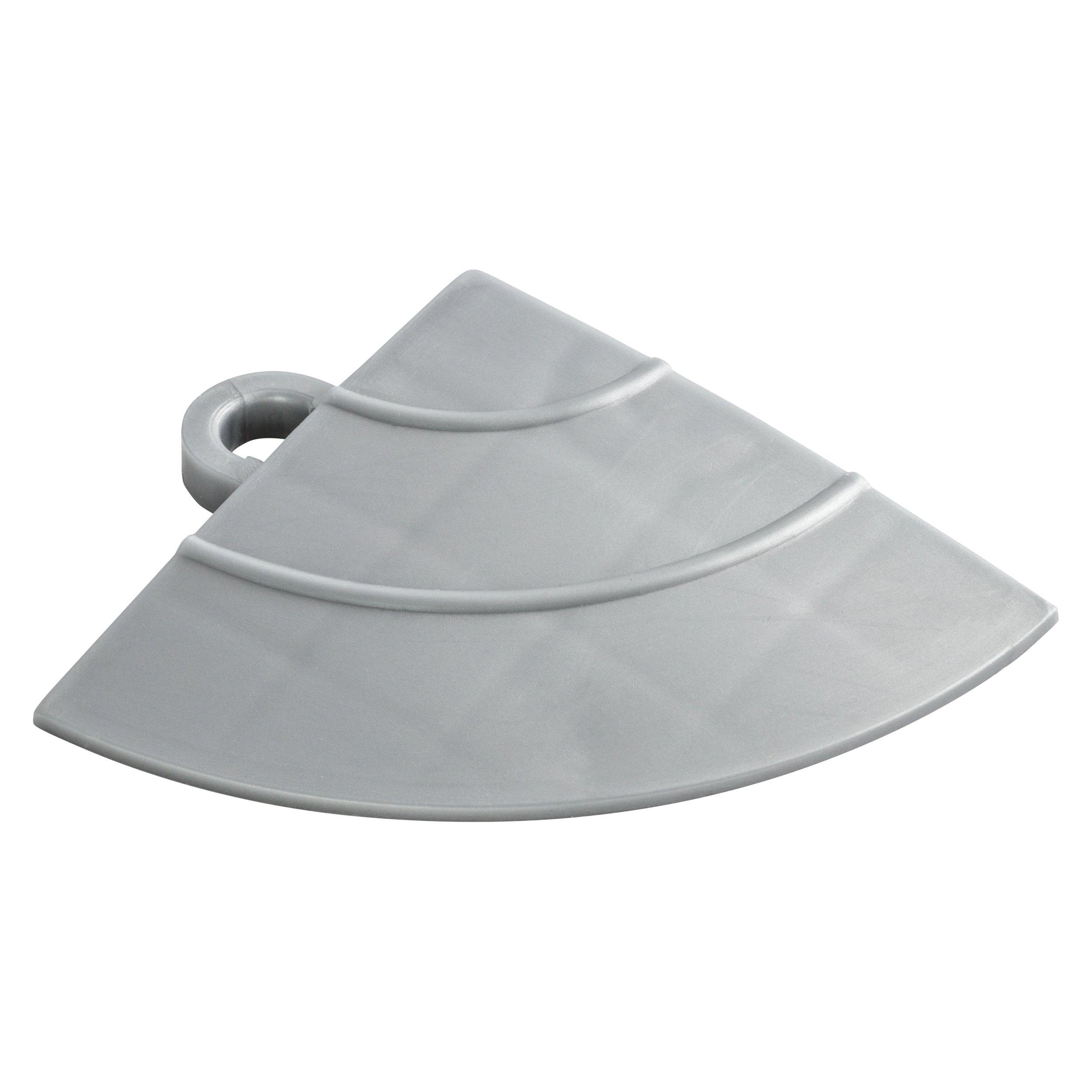Swisstrax Pearl Silver Diamondtrax Corner 4 Pack